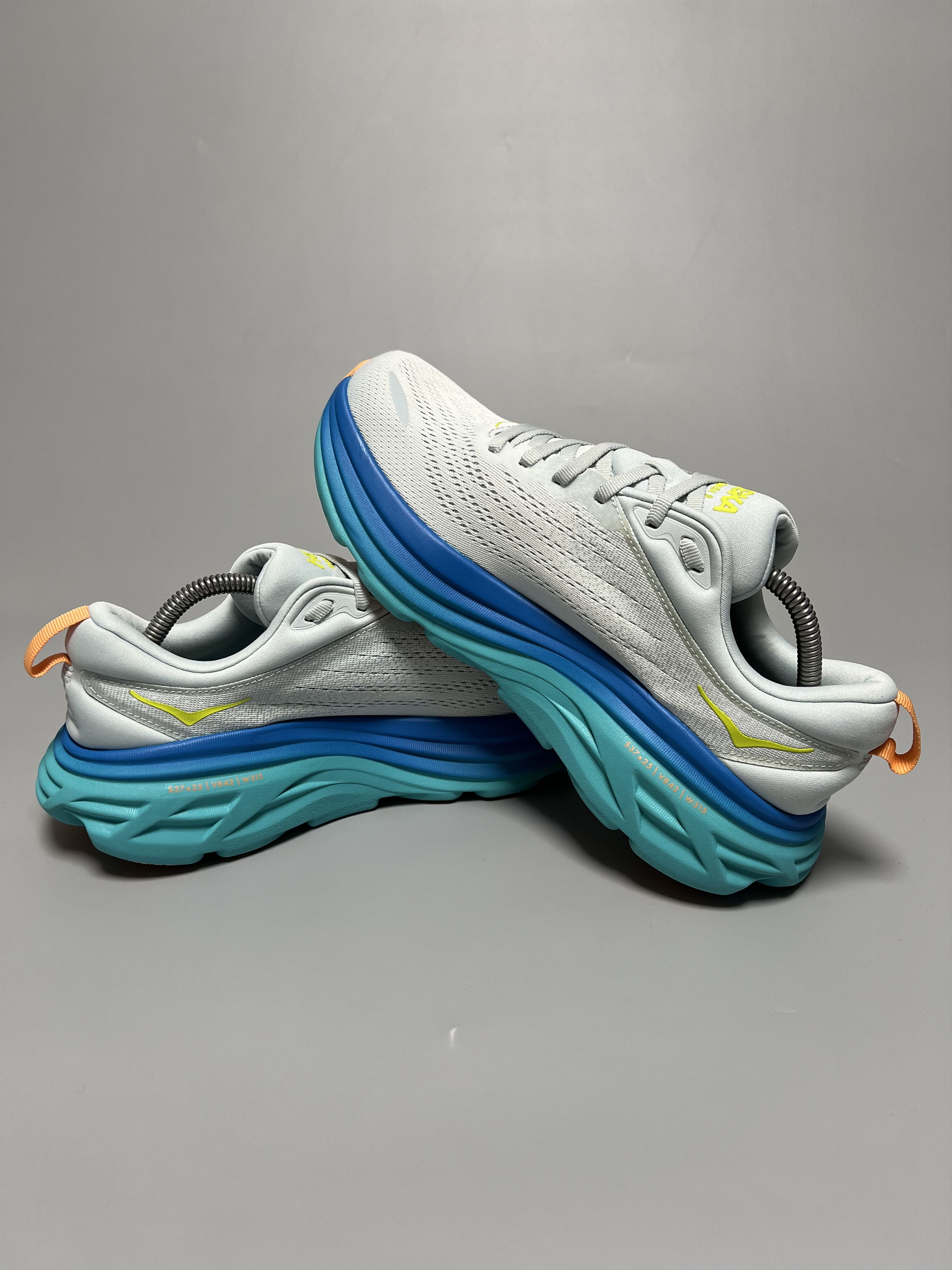 Hoka 8.5D Hoka One One Bondi 8 Men's Running Shoes Walking Gym Size US 8.5 / EU 41-42 - 5 Thumbnail