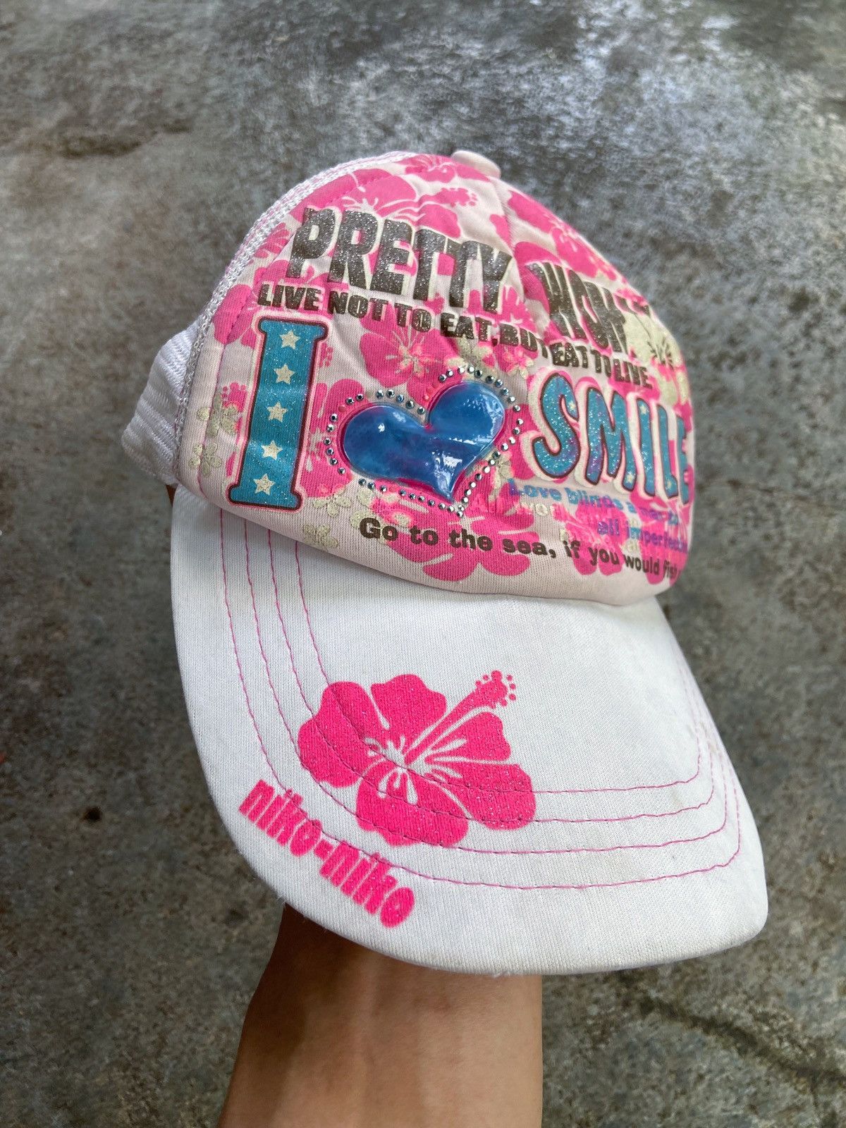 Beauty Beast × Hysteric Glamour × Japanese Brand PRETTY WOMAN I LOVE SMILE CAP Size ONE SIZE - 2 Thumbnail