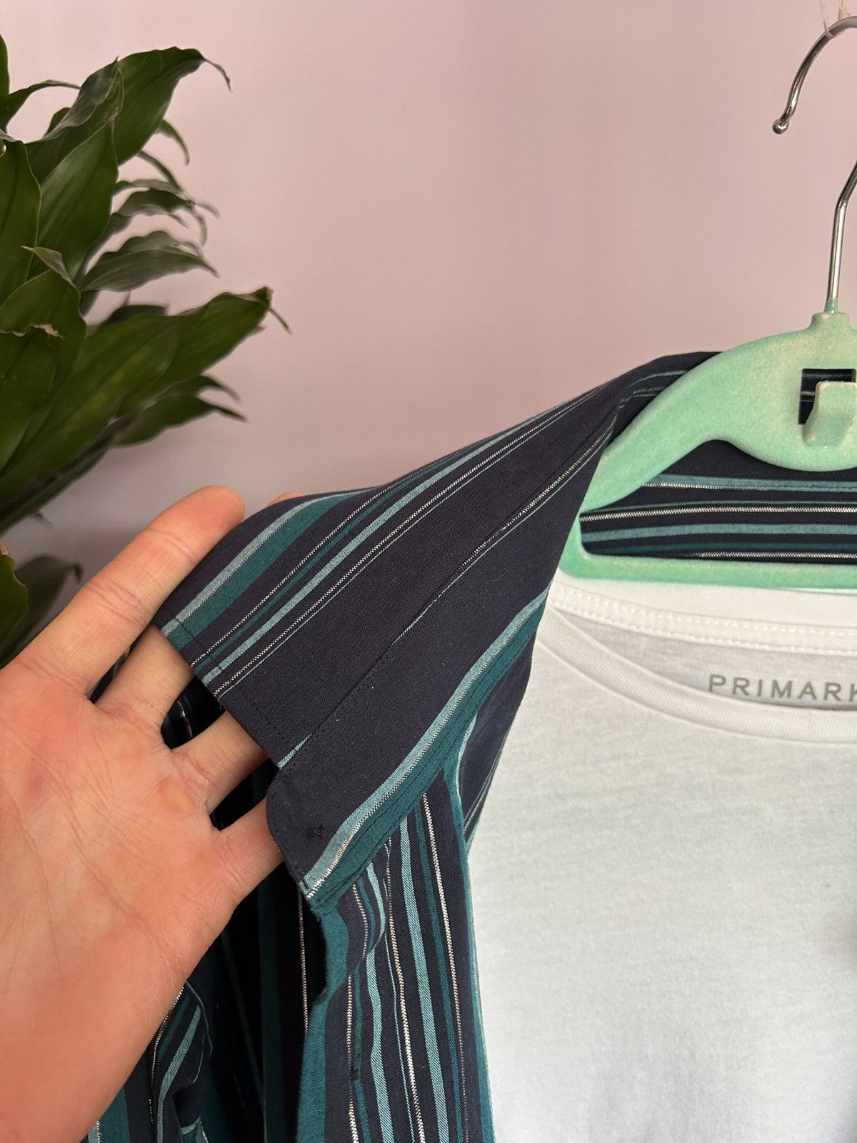 Saint Laurent Paris Vintage Yves Saint Laurent Striped Shirt Size US L / EU 52-54 / 3 - 3 Thumbnail