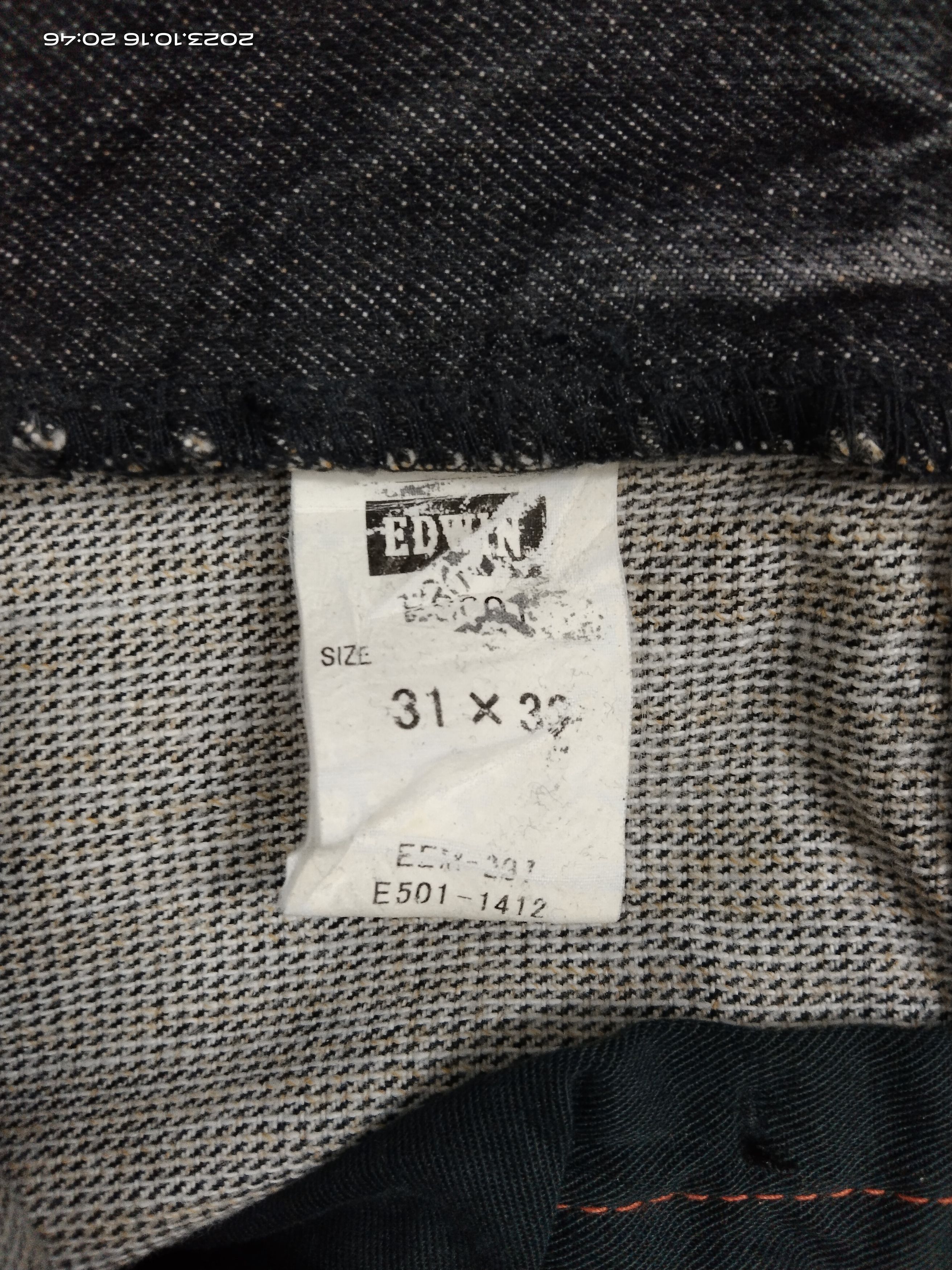 Edwin FLARE WASHED BLACK EDWIN DENIM PANTS Size US 30 / EU 46 - 7 Thumbnail