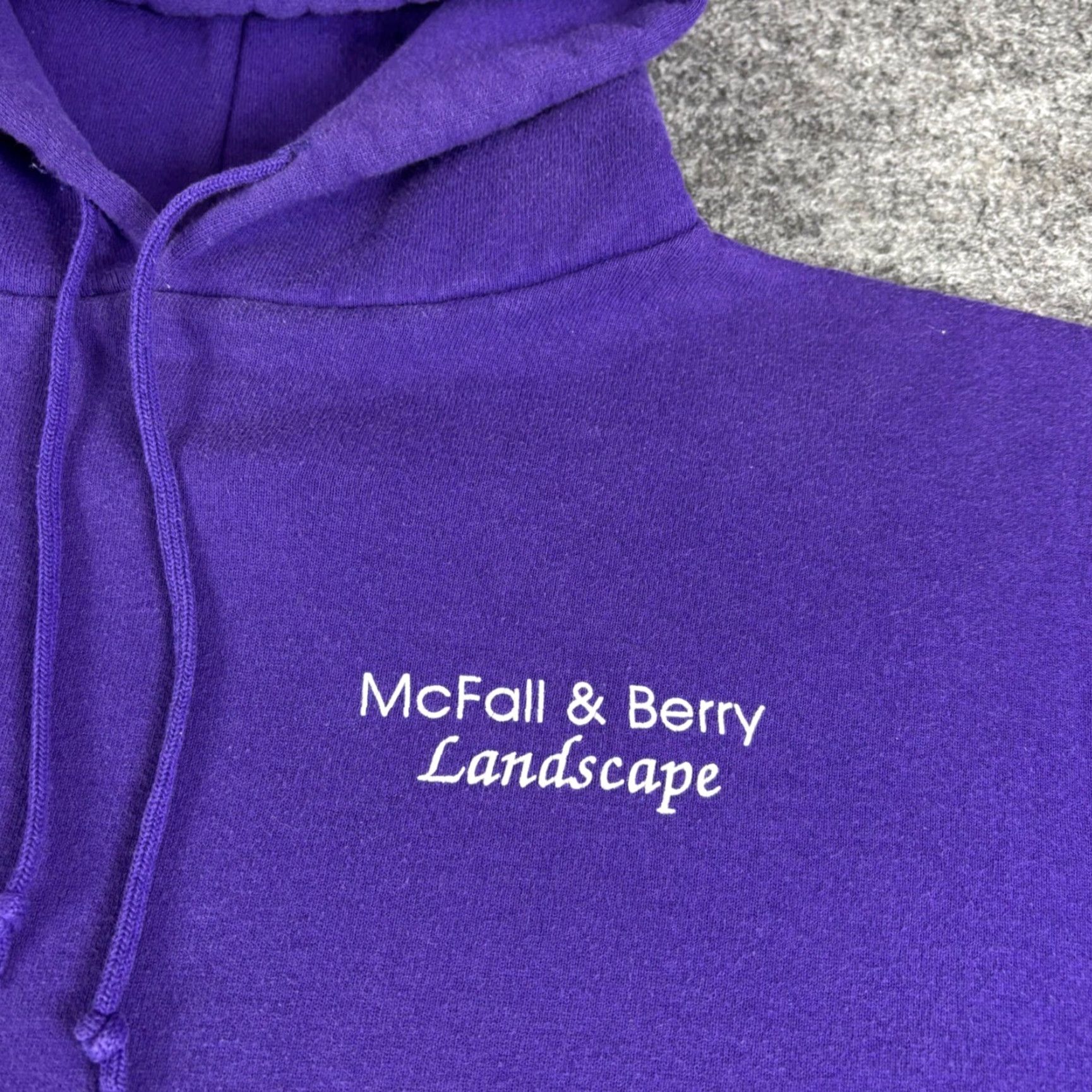 Russell Athletic VINTAGE Russell Athletic Purple McFall & Berry Landscape Sweatshirt Hoodie Mens Large Size US L / EU 52-54 / 3 - 8 Thumbnail