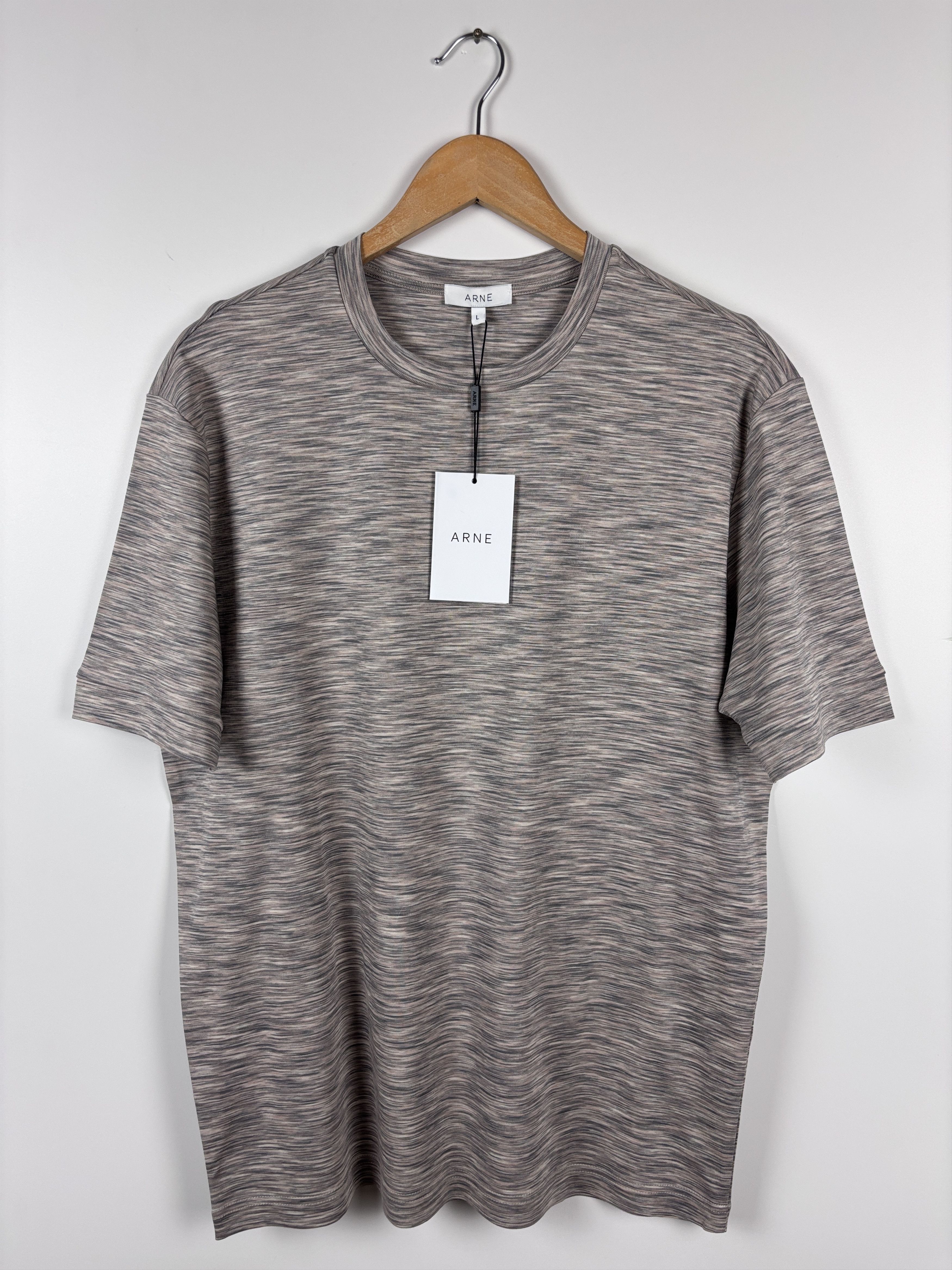 Other Mens Arne Space Dye T-Shirt Cotton Size L Size US L / EU 52-54 / 3 - 1 Thumbnail