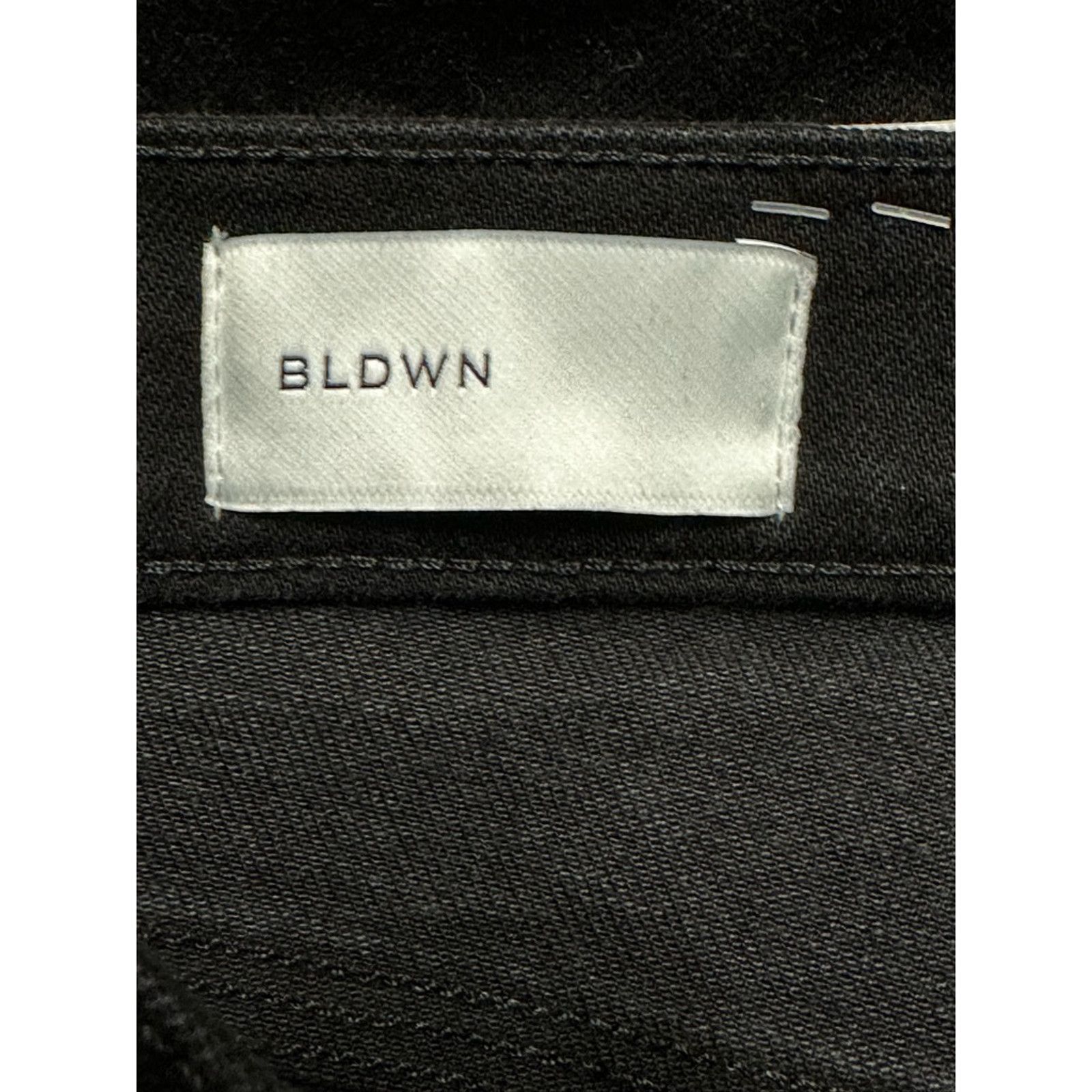 Baldwin Bldwn Vented Skinny Fit Jeans Side Slits Hem Black W 27 NWT Size 27" / US 4 / IT 40 - 8 Thumbnail