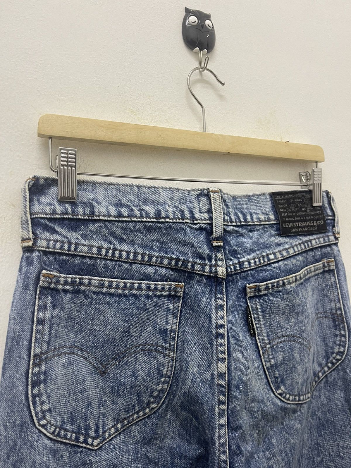 Levi's Vintage Clothing Rare Vintage LEVIS Big E Made in Japan Acid Washed Size US 31 - 4 Thumbnail