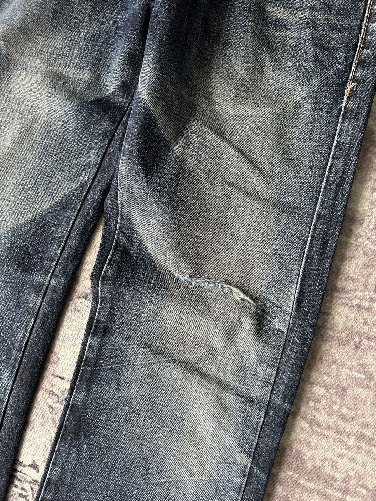 Marithe + Francois Girbaud MFG Y2K Mudwash Jeans Size US 30 / EU 46 - 11 Thumbnail