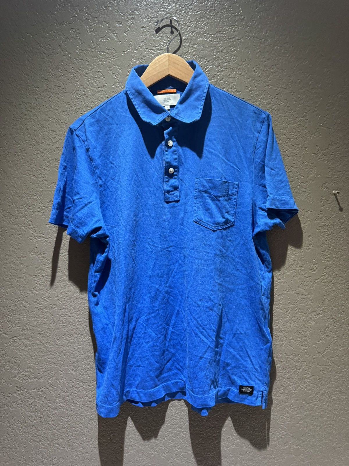 Jack Spade Jack Spade Polo Shirt Royal Blue Medium Excellent Condition Size US M / EU 48-50 / 2 - 1 Thumbnail