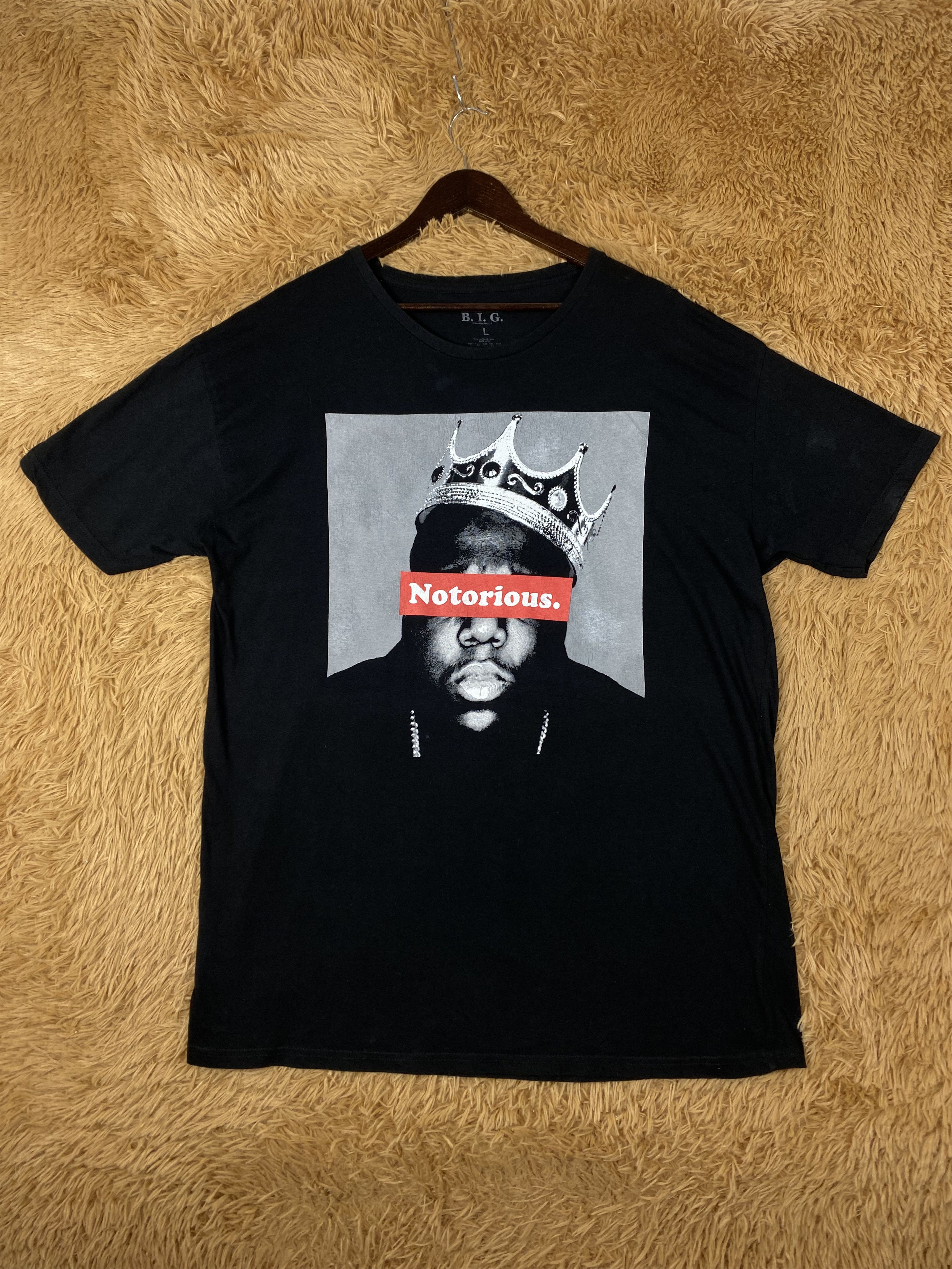 Band Tees Vintage The Notorious BIG Shorts Sleeve T-Shirts PT0095 Size US L / EU 52-54 / 3 - 1 Thumbnail