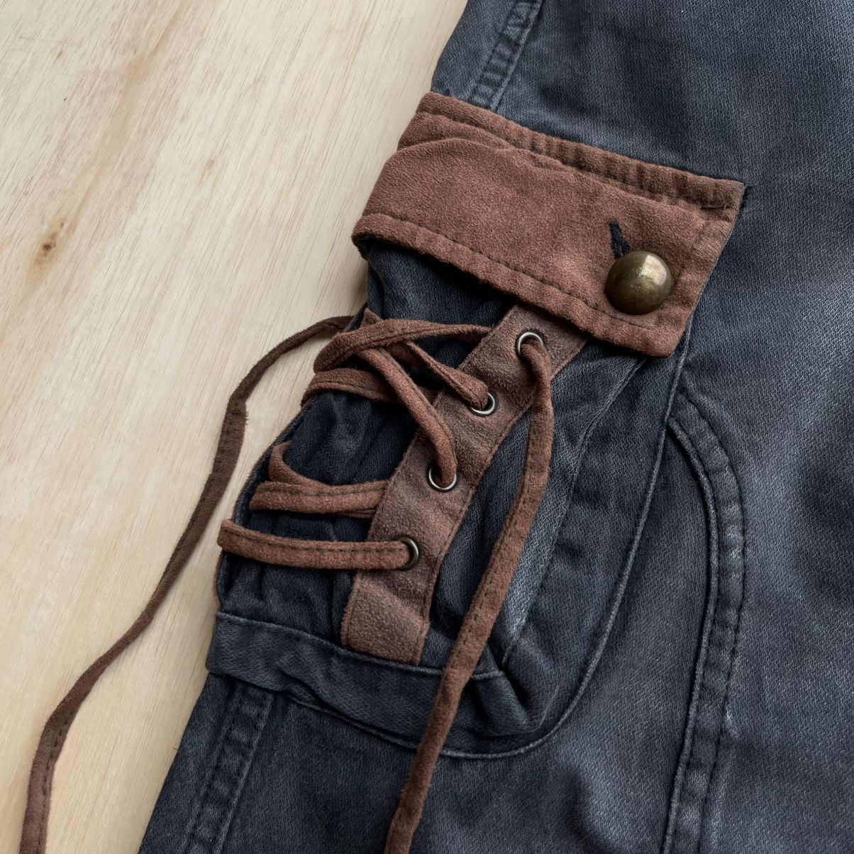 Japanese Brand R&G LACE UP CARGO LIKE JAPANESE BRAND Size US 34 / EU 50 - 3 Thumbnail