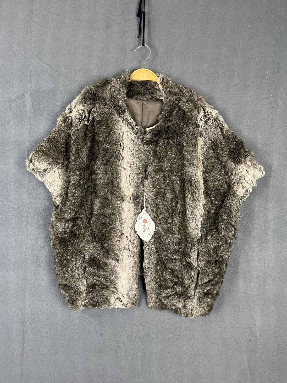 Hysteric Glamour × If Six Was Nine × Japanese Brand NWT $380 Full Faux Fur Short Sleeves Coat Size ONE SIZE - 1 Thumbnail