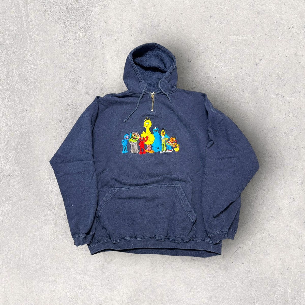 Vintage Vintage Sesame Street hoodie Size US L / EU 52-54 / 3 - 1 Thumbnail