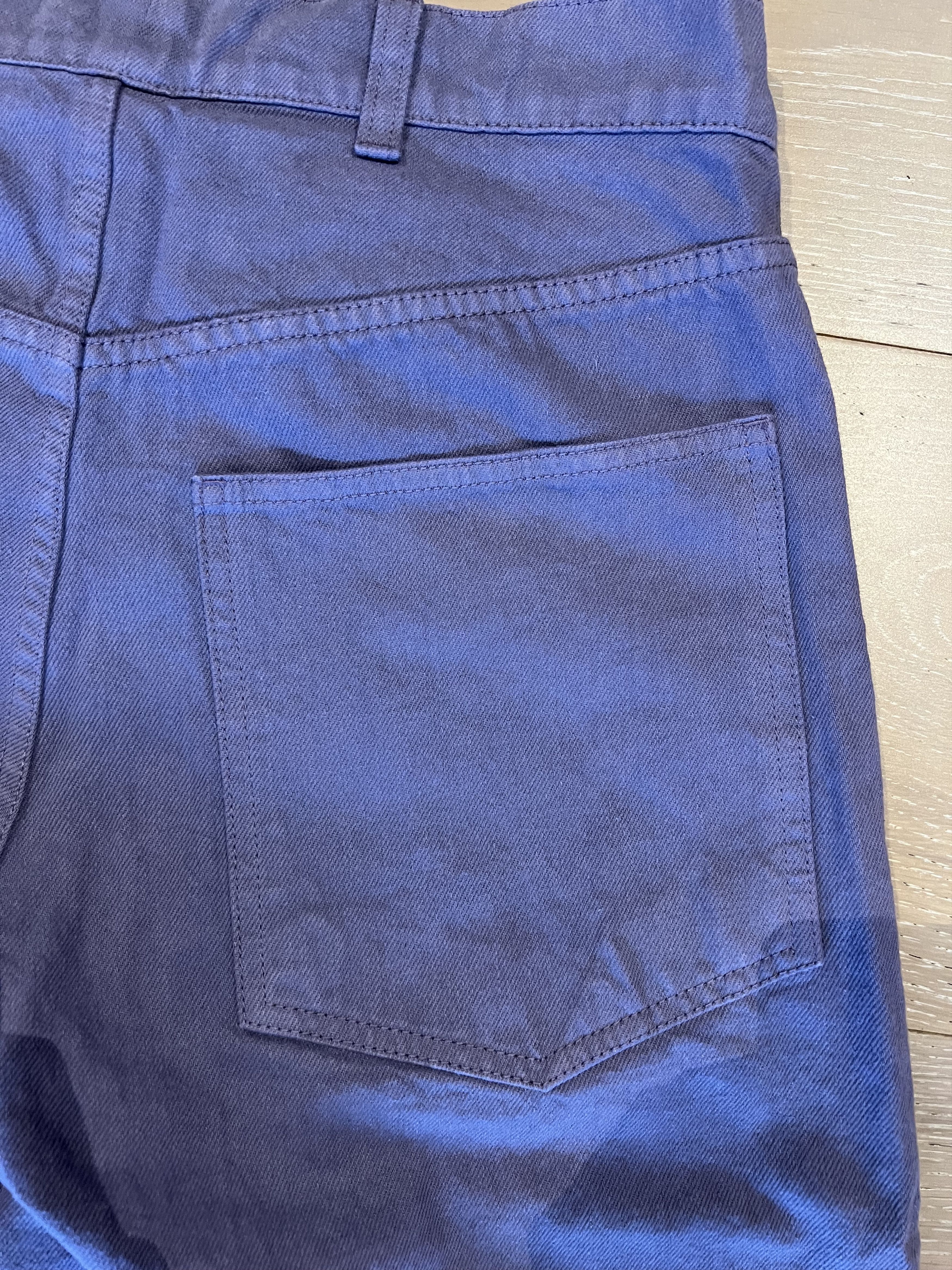 Tres Bien 💚 Très Bien Everywear Twisted 5 Pocket Work Pant Purple NEW Size US 32 / EU 48 - 14 Thumbnail