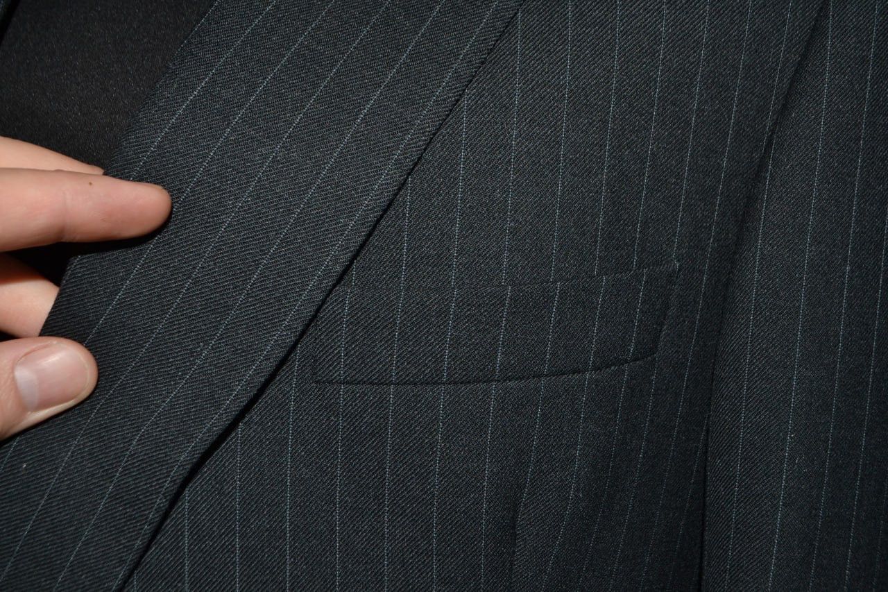 Aquascutum Aquascutum Blazer Two buttons Striped gray Men Size 44 / L Size 44R - 5 Thumbnail