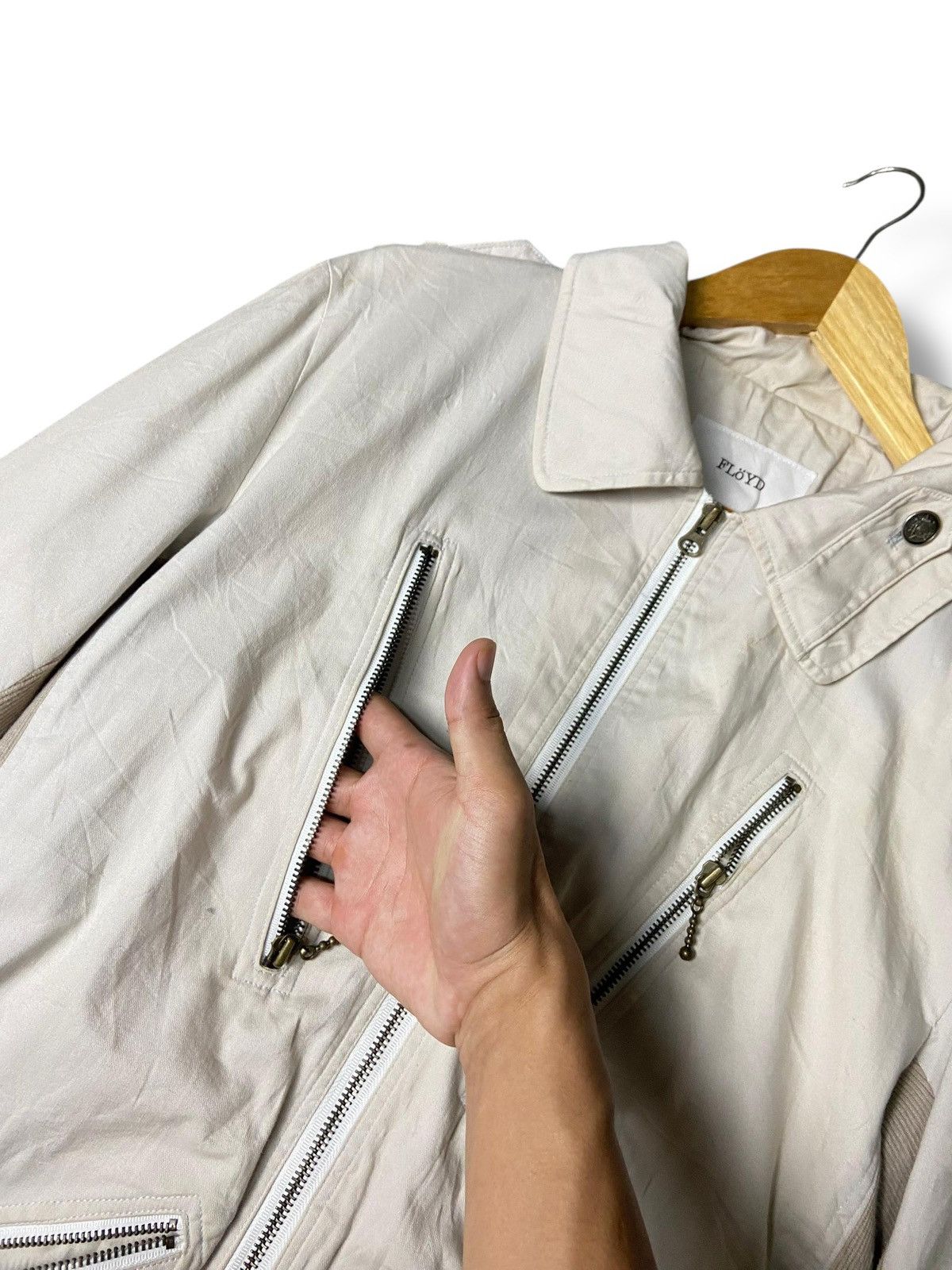 Japanese Brand Floyd Mano Garment Complex Multi zip Jacket (156) Size US XXS / EU 40 - 5 Thumbnail