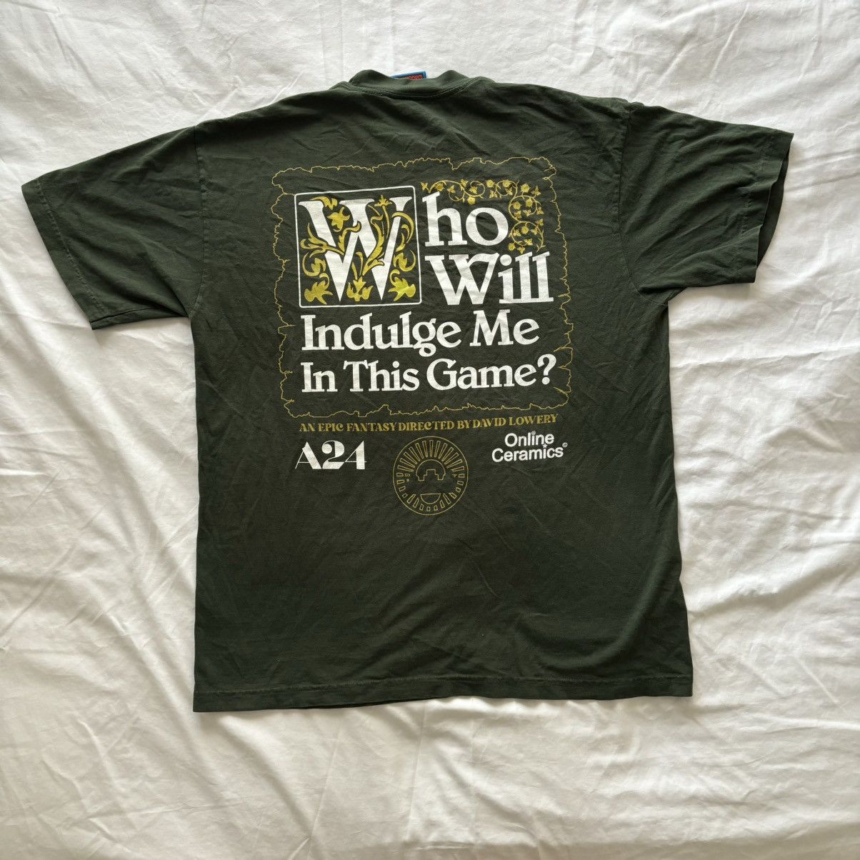 A24 × Online Ceramics A24 Online Ceramics The Green Knight Quest T Shirt Size US L / EU 52-54 / 3 - 3 Thumbnail