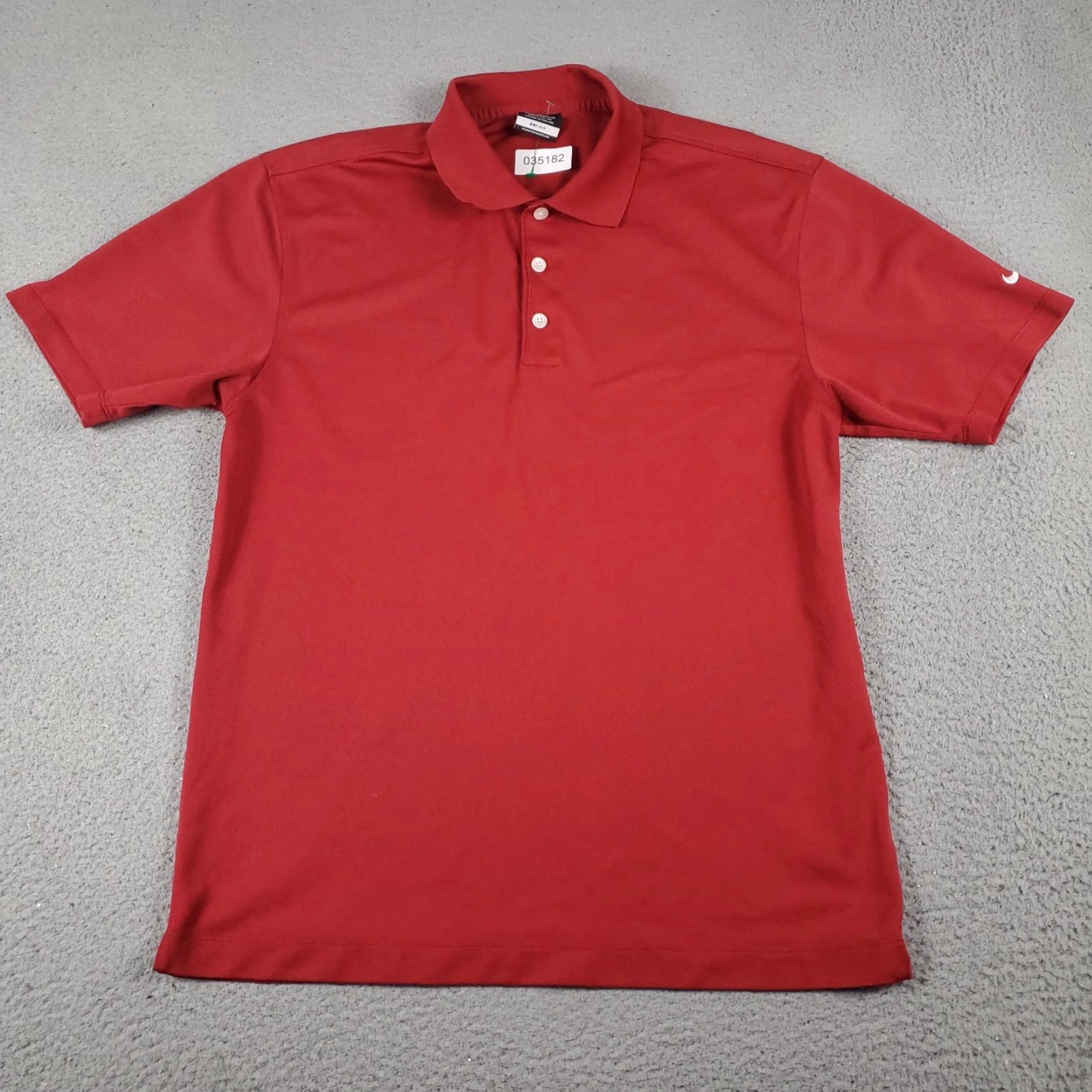 Nike Nike Polo Shirt Mens Medium Red Swoosh Golf Casual Short Sleeve Size US M / EU 48-50 / 2 - 2 Thumbnail