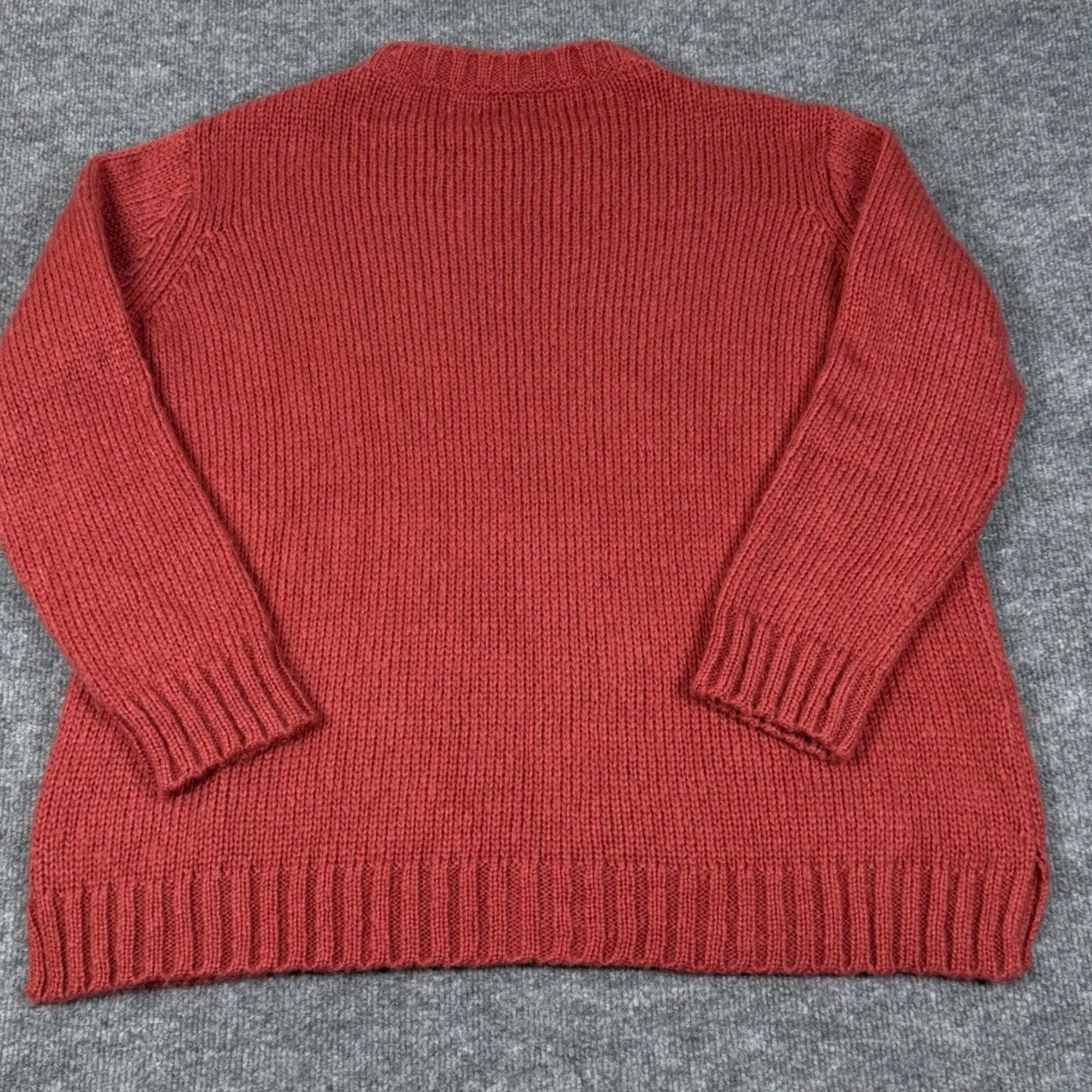 Vintage VINTAGE Wooden Ships Skull Knit Sweater S/M Oversized Crew Neck Women Geometric Ghost Halloween Horror Knit Fall Fashion Size S / US 4 / IT 40 - 3 Thumbnail