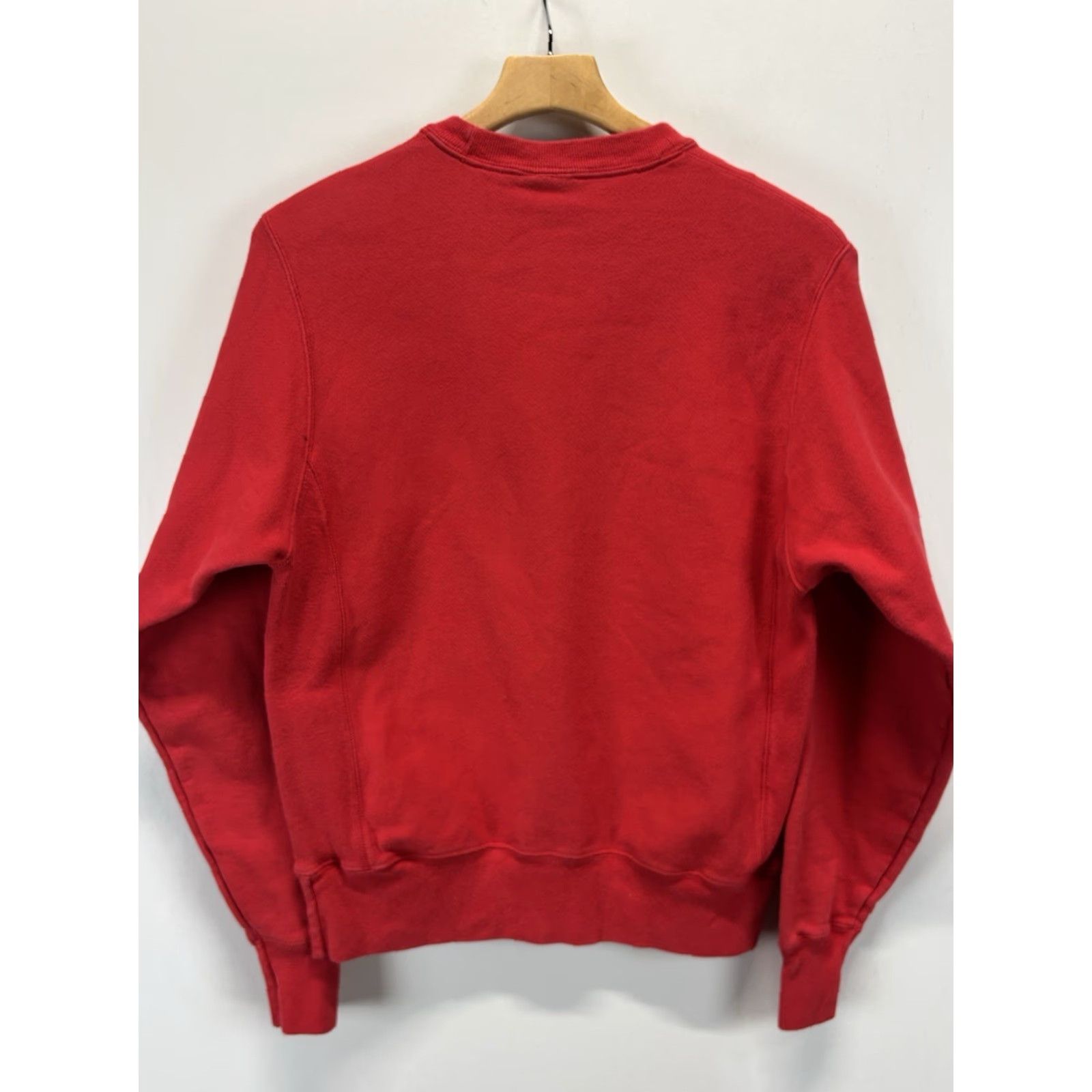 Vintage VINTAGE Champion Reverse Weave Sweatshirt Crew Neck Mens Small Red Cotton Blend Pullover Heavy Reversible 90s Size US S / EU 44-46 / 1 - 3 Thumbnail