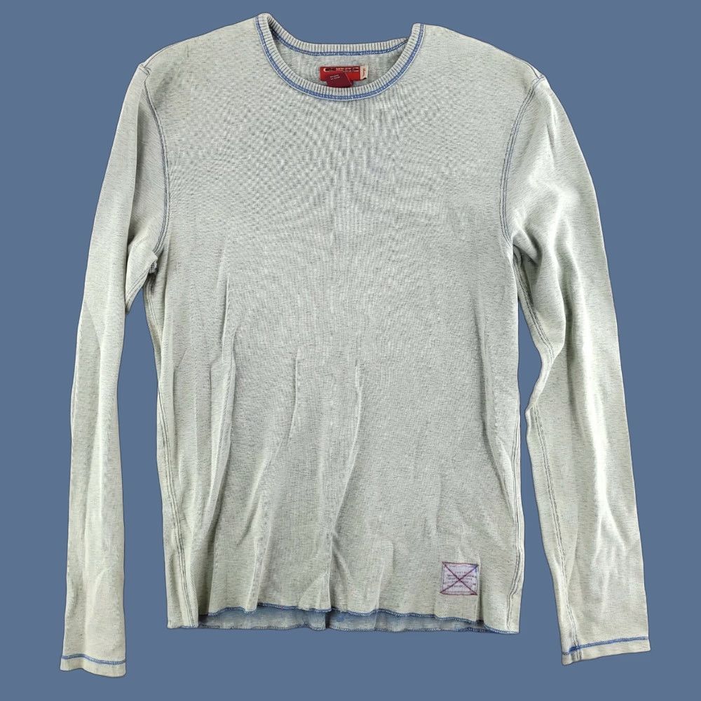 Guess GUESS Sweater Shirt Mens Large Slim Fit Crew Neck Green Pullover Vintage? No (Green) Size US L / EU 52-54 / 3 - 1 Thumbnail