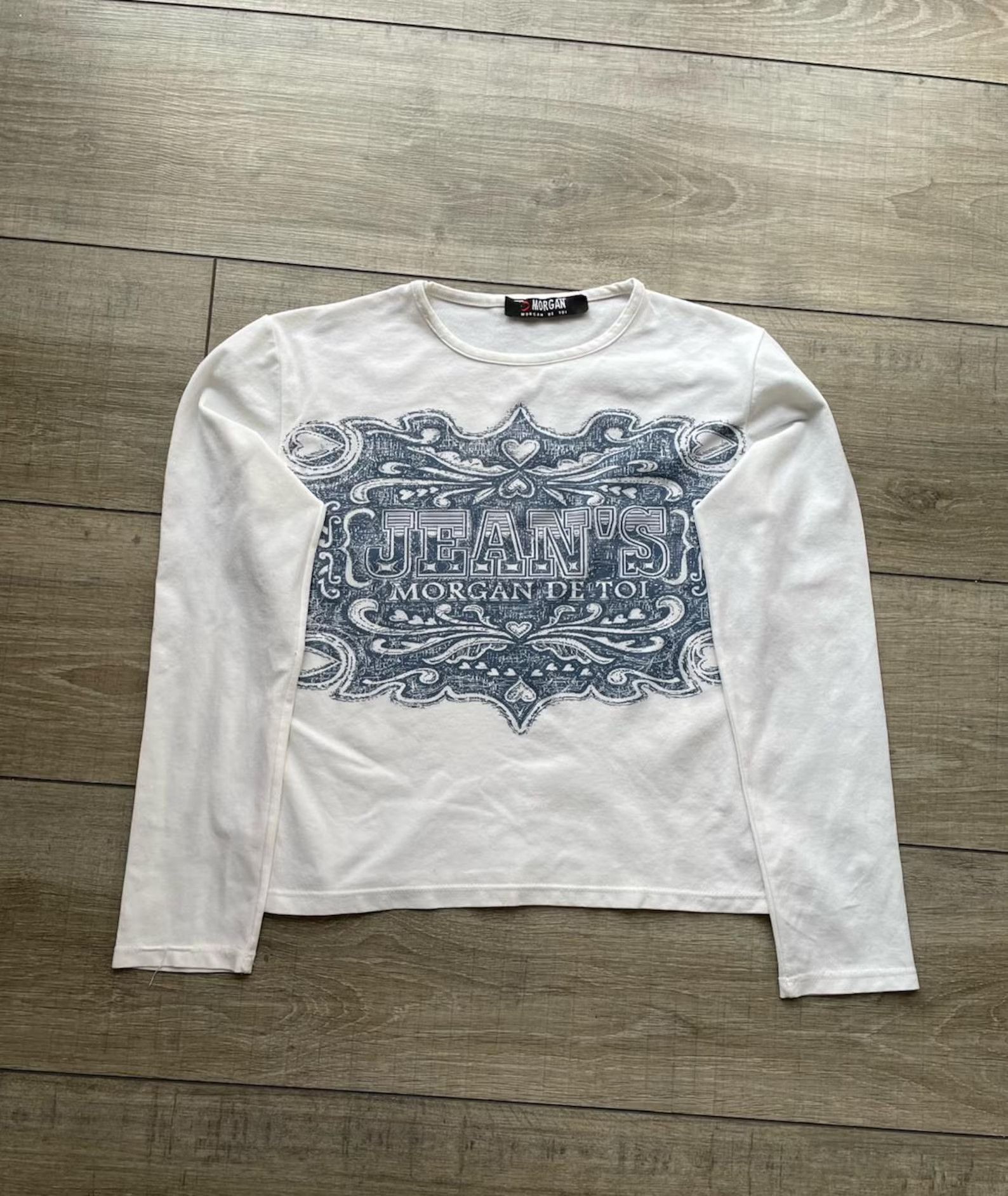 Morgan De Toi Y2K Morgan de Toi Sheer Mesh Graphic Top | S Size S / US 4 / IT 40 - 5 Thumbnail