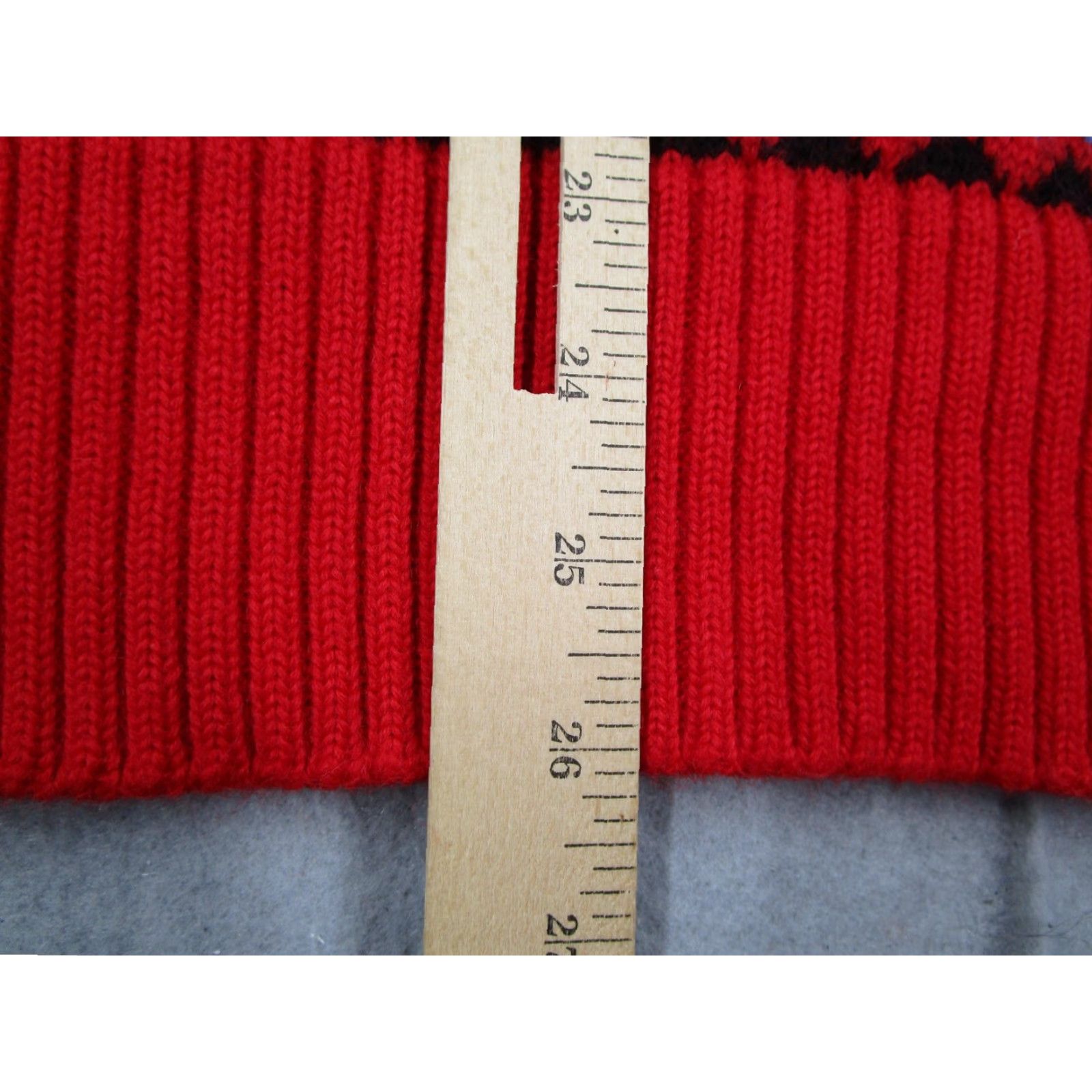 Vintage VINTAGE Meister Sweater Womens XL Red Wool Fair Isle Knit Pullover 80s Geometric Crew Neck Size XL / US 12-14 / IT 48-50 - 7 Thumbnail