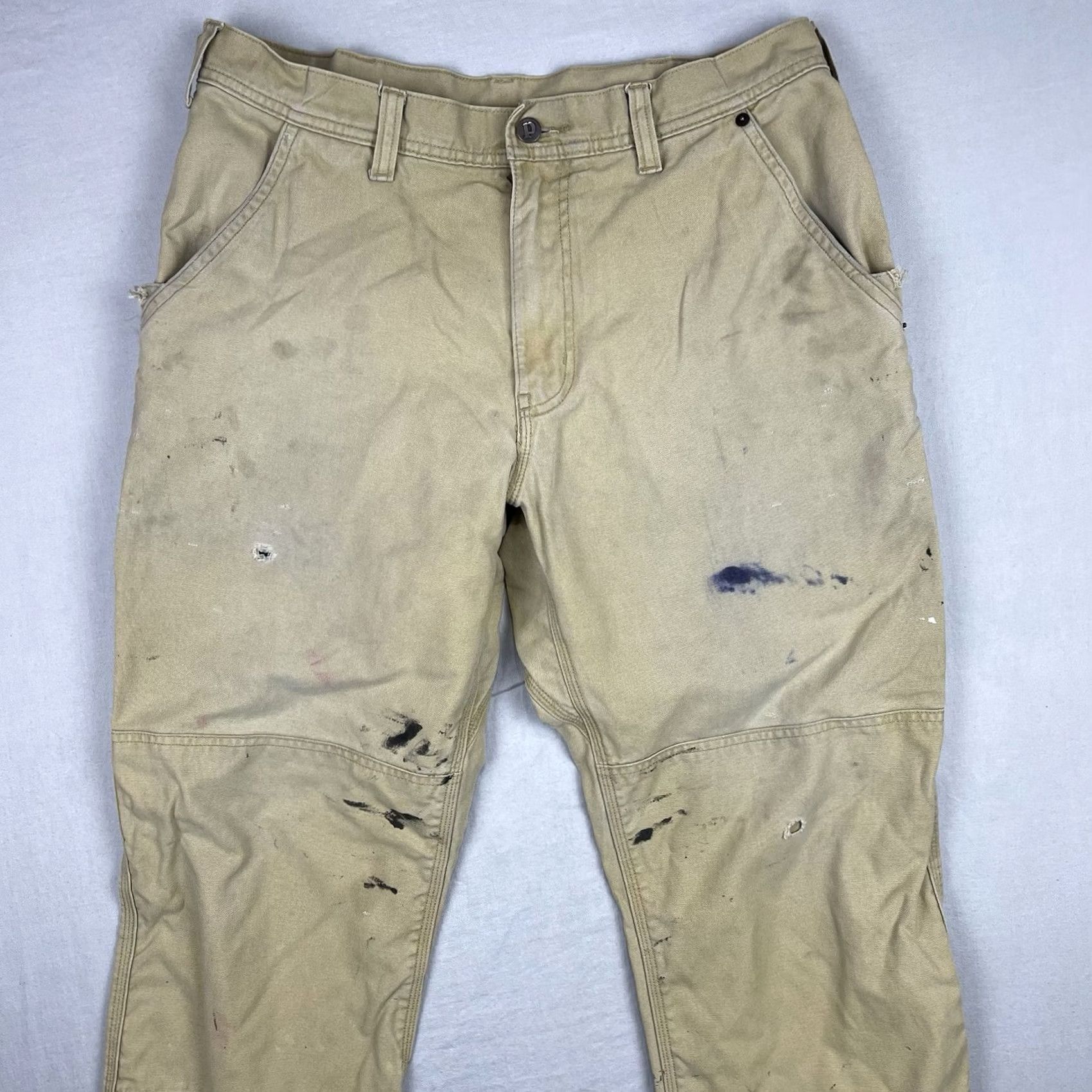 Patagonia Patagonia Pants Mens 34 Beige Iron Forge Hemp Canvas Double Knee Workwear Hiking Size US 34 / EU 50 - 2 Thumbnail