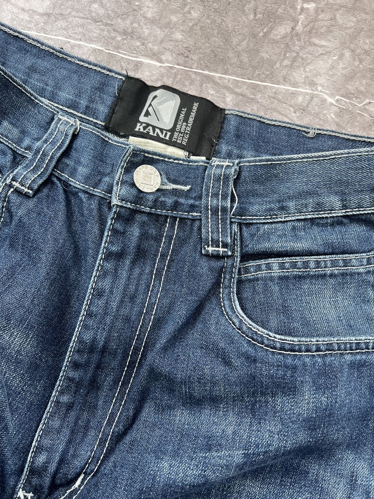 Karl Kani × Wu-Tang Clan Rap skater distressed baggy Karl Kani Jeans pants Size US 30 / EU 46 - 5 Thumbnail