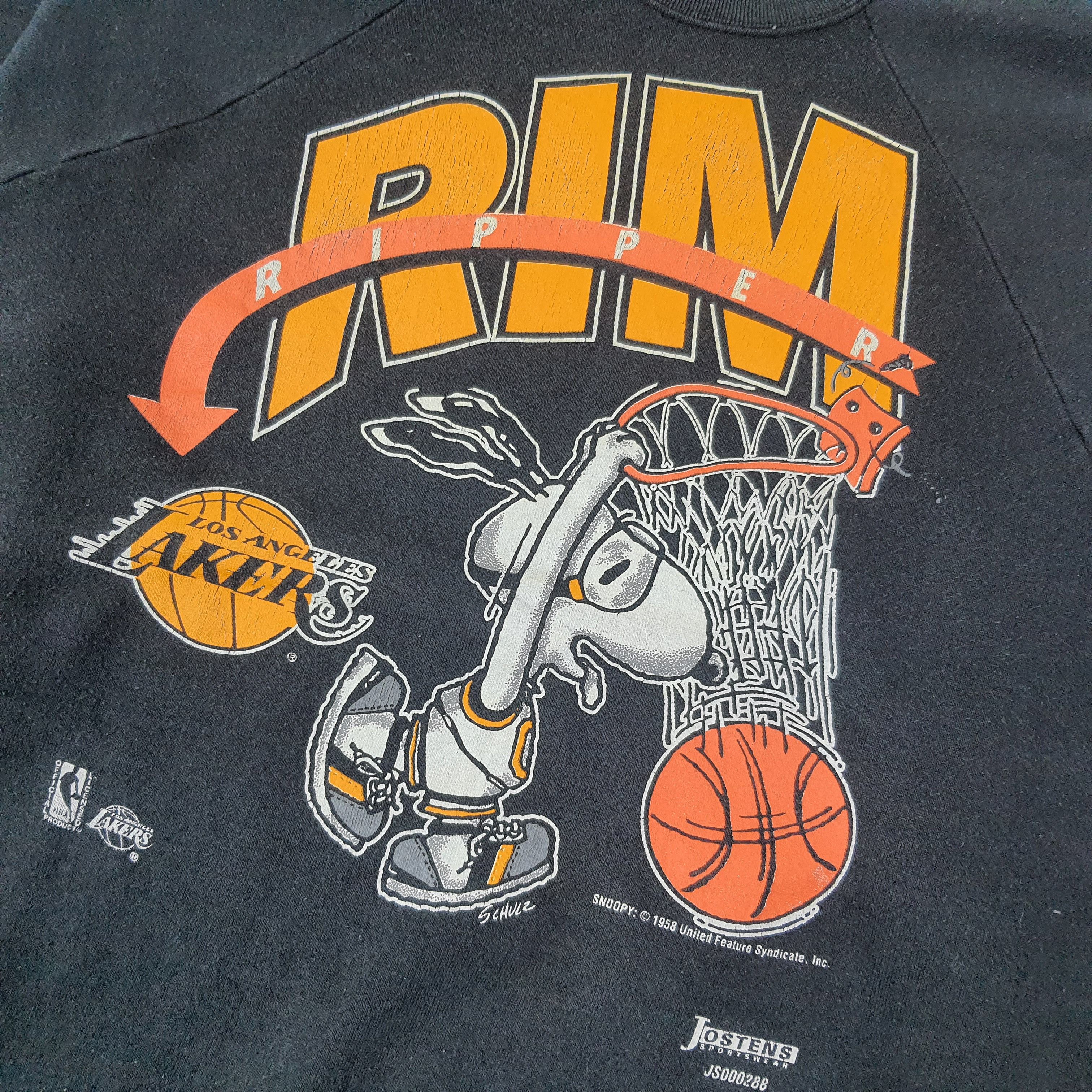 NBA Vintage NBA Lakers x Snoopy 1958 Sweatshirt C263N15 Size US L / EU 52-54 / 3 - 2 Thumbnail