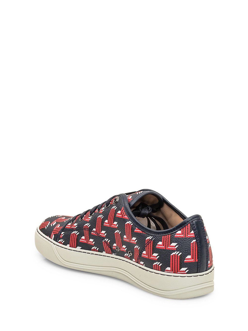 Lanvin o1y0125 Low-Top Sneakers in Midnight Blue/Red Size US 8 / EU 41 - 3 Thumbnail