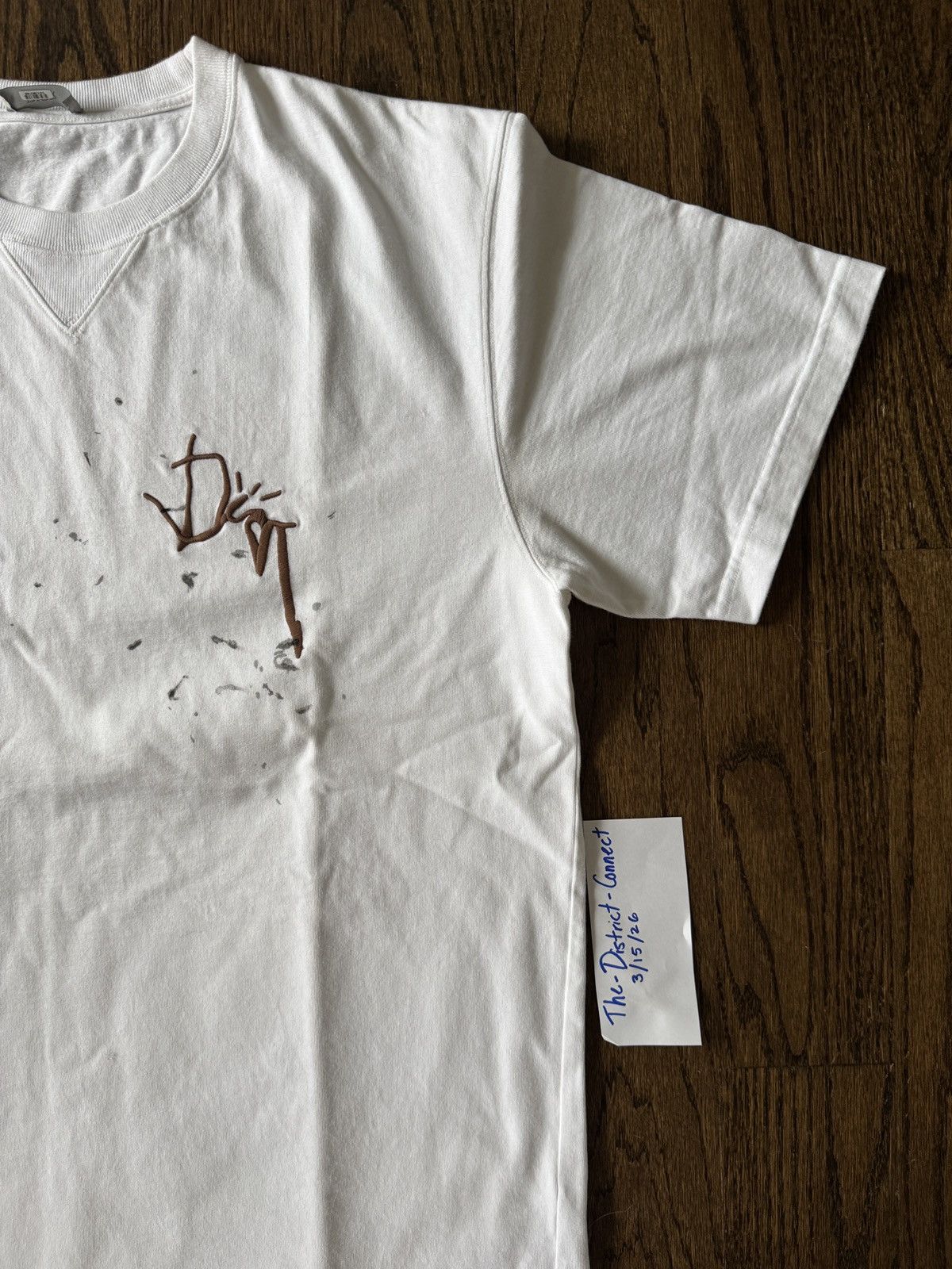 Dior × Travis Scott Oversized White T-Shirt Dior x Travis Scott Size US XXL / EU 58 / 5 - 2 Thumbnail