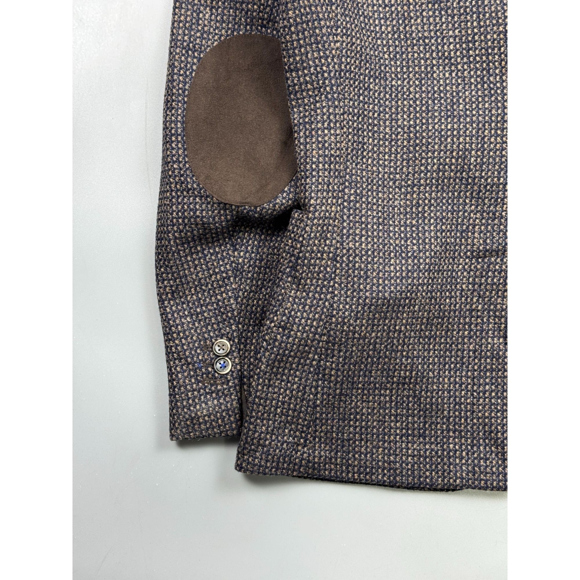 Paoloni Paoloni Wool Cotton Cashmere Two Button Blazer (Y1251) Size 36R - 9 Thumbnail