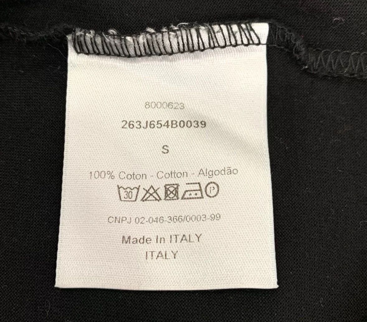 Dior Dior Little Bee Black Cotton Short Sleeve T-shirt Size US S / EU 44-46 / 1 - 6 Thumbnail