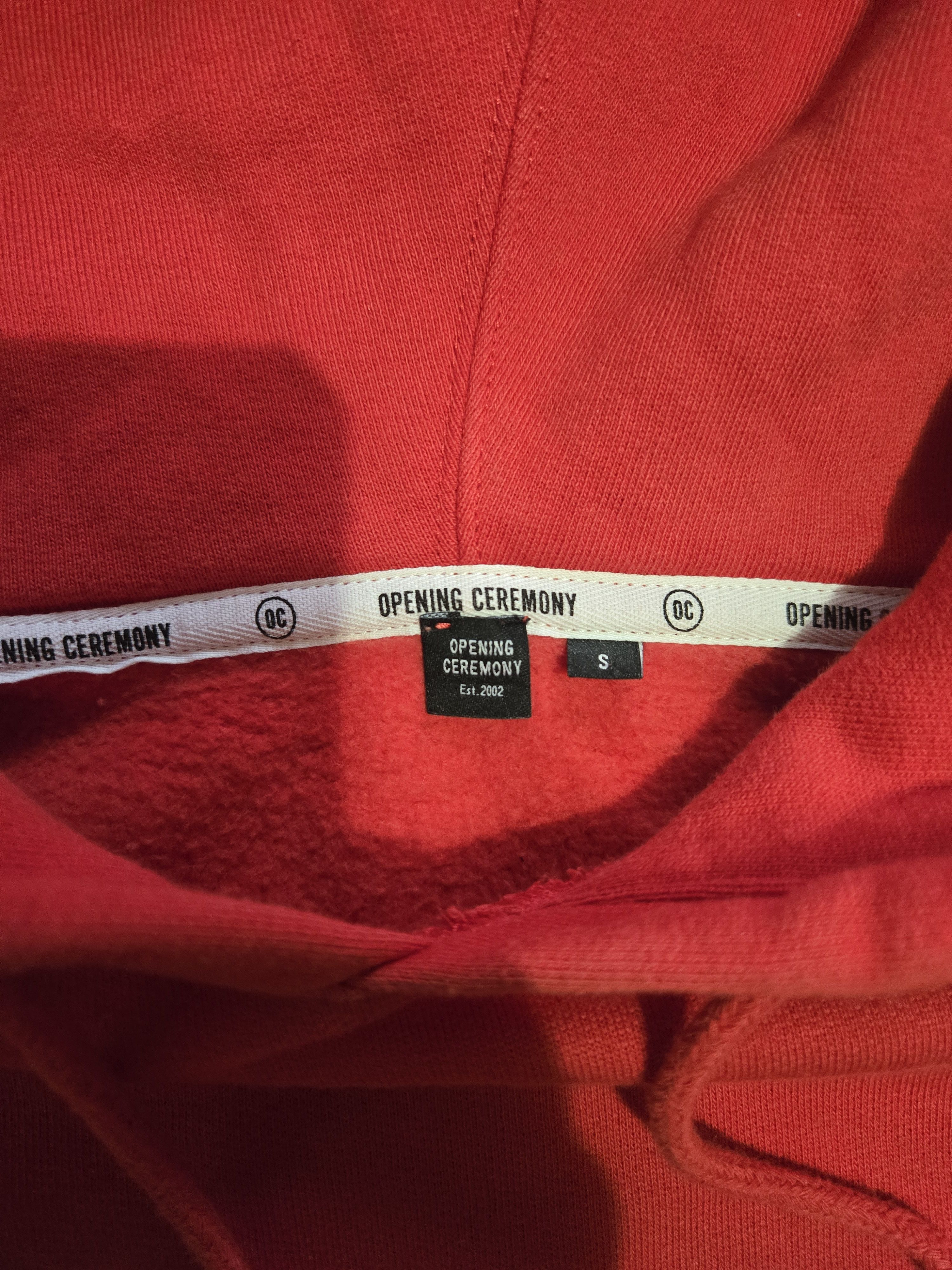 Opening Ceremony Opening Ceremony S Red Spell Out Elastic Logo hoodie Size US S / EU 44-46 / 1 - 2 Thumbnail