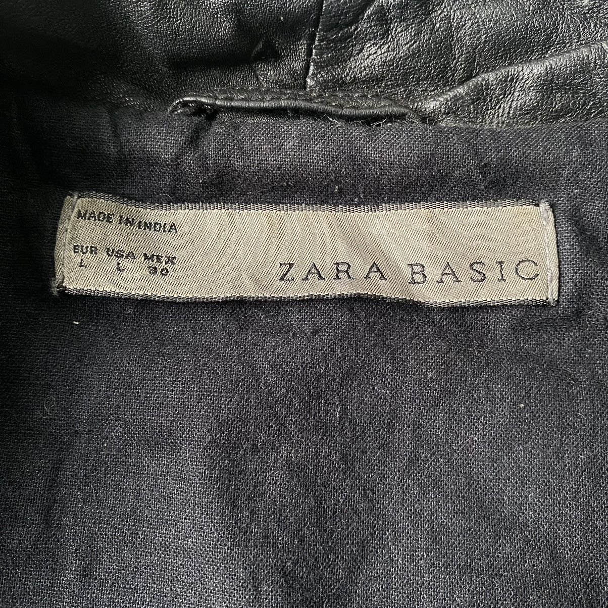 Zara asymmetrical leather biker jacket Size US L / EU 52-54 / 3 - 11 Thumbnail