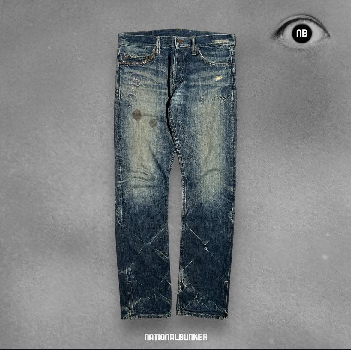Hysteric Glamour Kinky Denim Jeans Blue