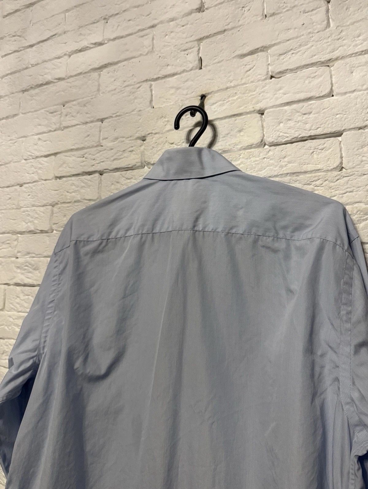 Salvatore Ferragamo Salvatore Ferragamo Auth Shirt Striped Patern Italy Made Size US L / EU 52-54 / 3 - 8 Thumbnail
