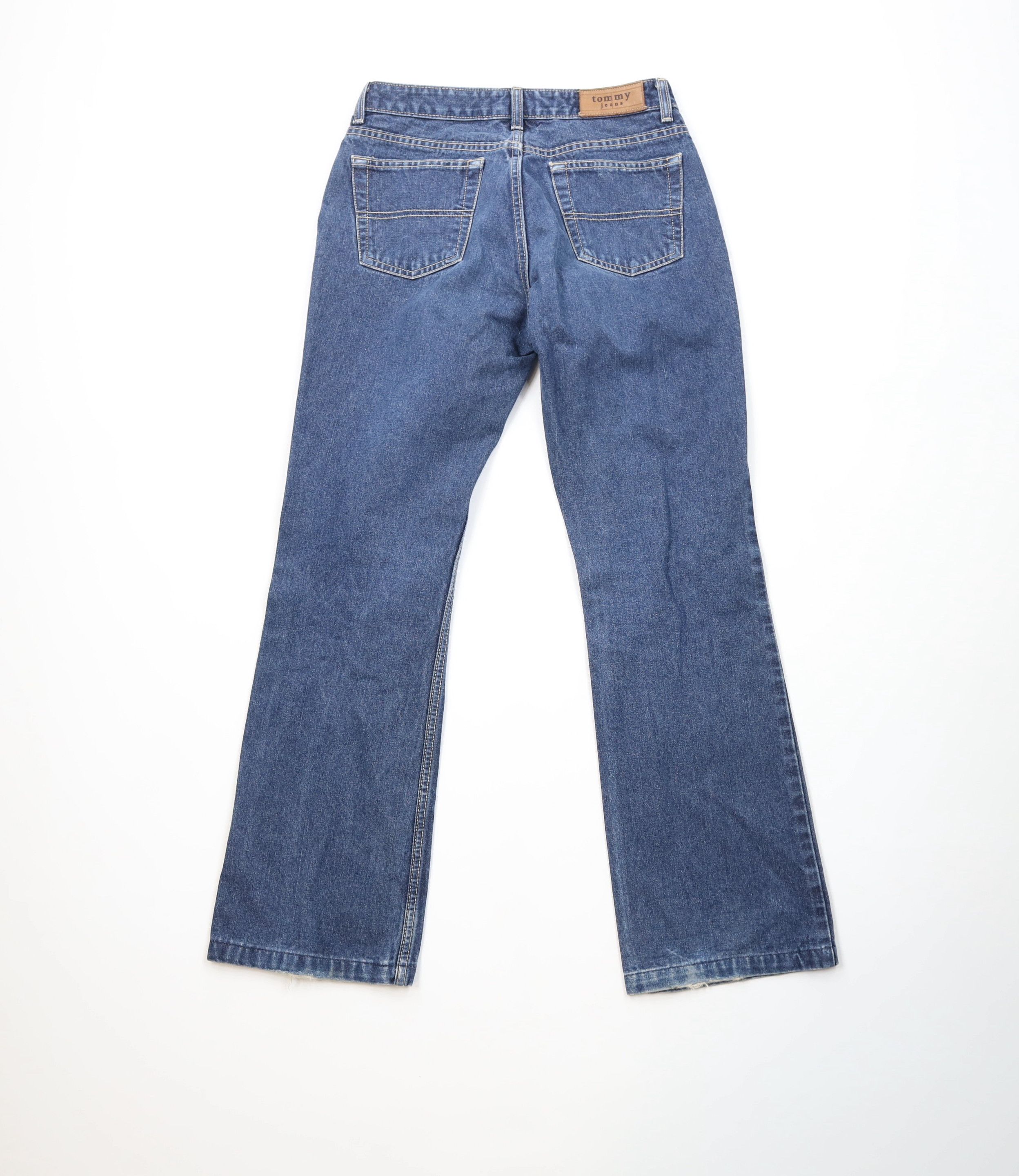 Tommy Hilfiger Vintage Y2K 2000 Tommy Hilfiger Fly Babydoll Flared Jeans Size 28" / US 6 / IT 42 - 11 Thumbnail