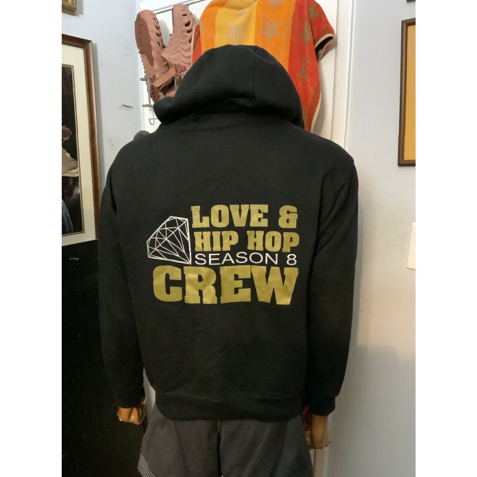 Vintage VINTAGE Love & Hip Hop New York Season 8 Cast Crew LHHNY Black Zip Hoodie Sz. S Mens Hoodie Full Zip Hip Hop Gemrock Size US S / EU 44-46 / 1 - 8 Thumbnail
