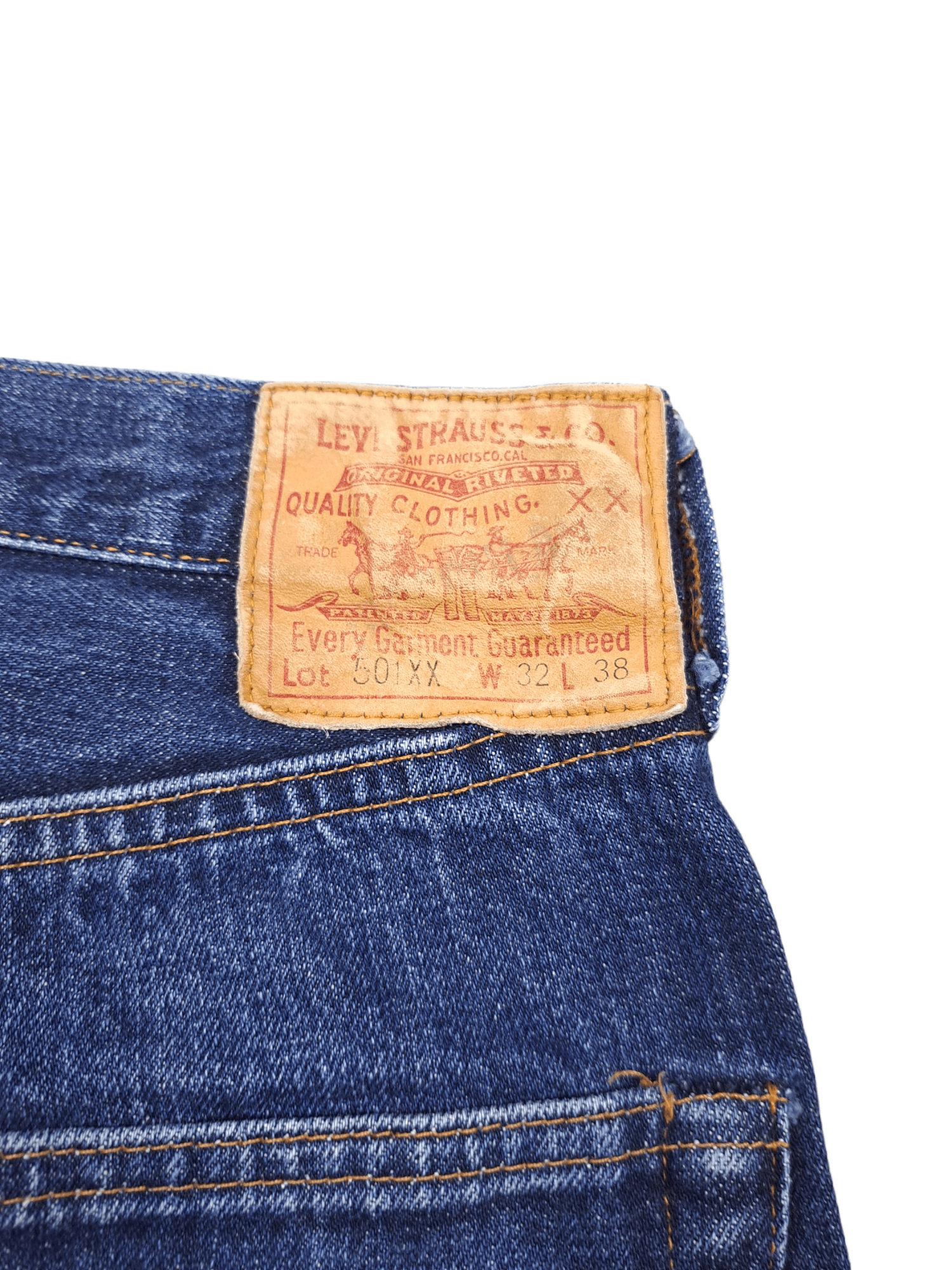 Levi's × Levi's Vintage Clothing 💎 LEVI’S 501 LVC Selvedge Big E MADE IN USA 1947 32/38 Size US 32 / EU 48 - 3 Thumbnail