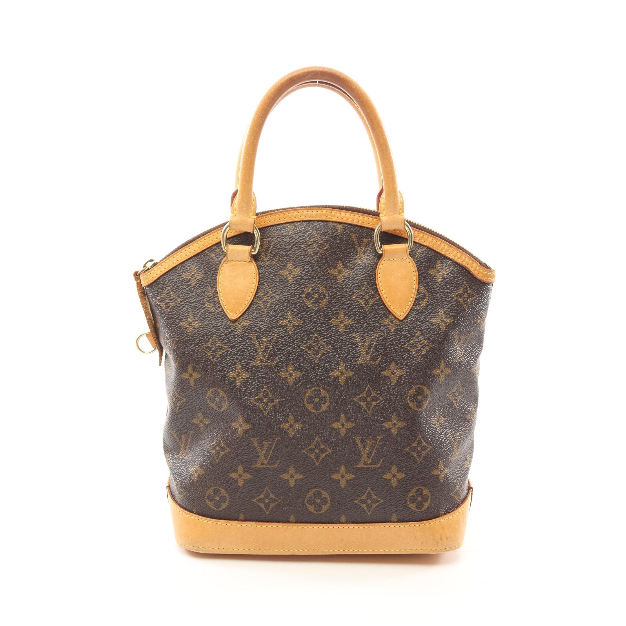 Louis Vuitton Louis Vuitton Lockit Monogram Handbag Leather Brown Size ONE SIZE - 1 Thumbnail