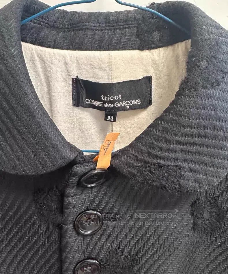 Comme des Garcons Comme Des Garcons Yuanbao Collar Suit Jacket with Dark Flo Size M / US 6-8 / IT 42-44 - 3 Thumbnail