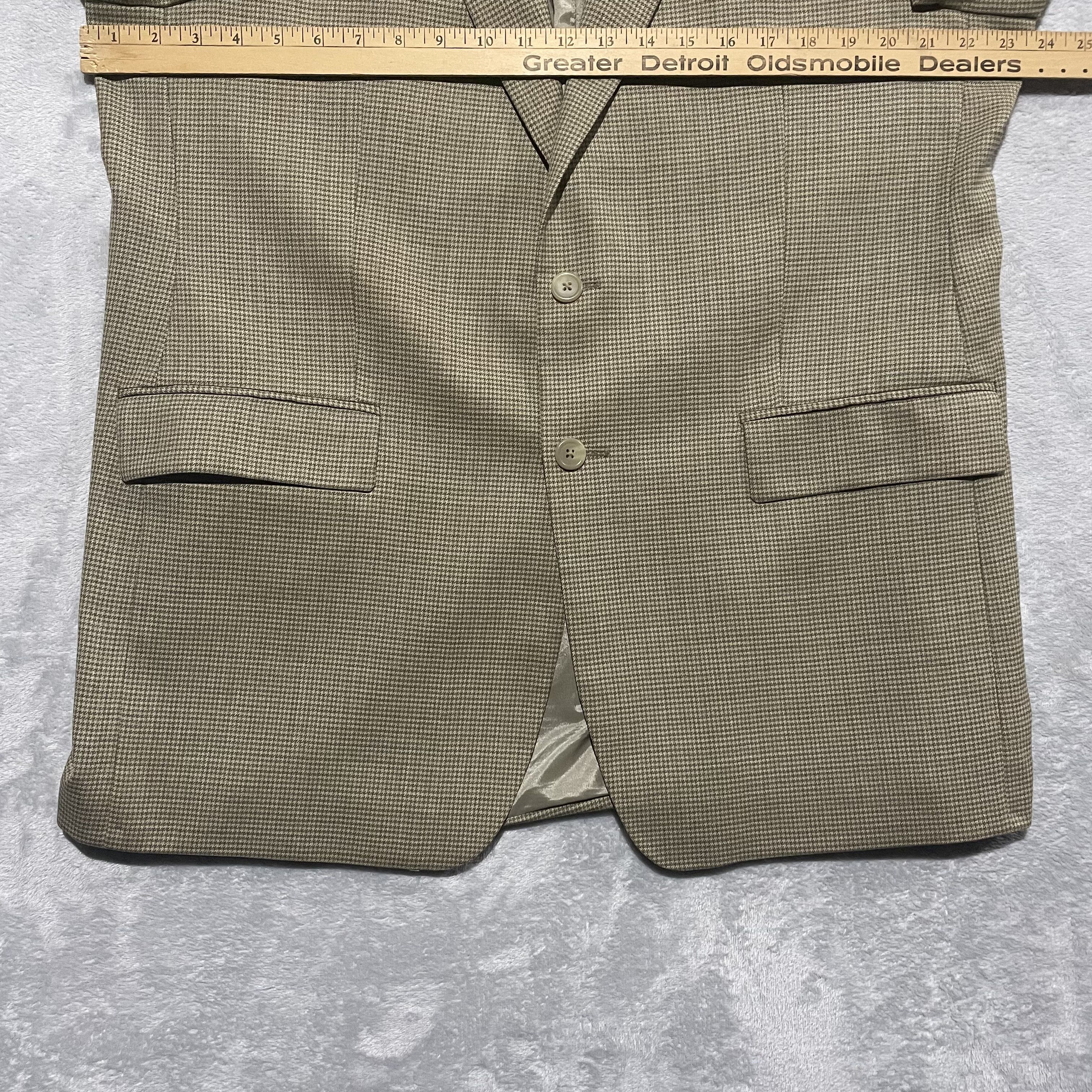 Lauren Ralph Lauren Lauren Ralph Lauren Wool Sport's Coat 44L Houndstooth Size 44L - 8 Thumbnail