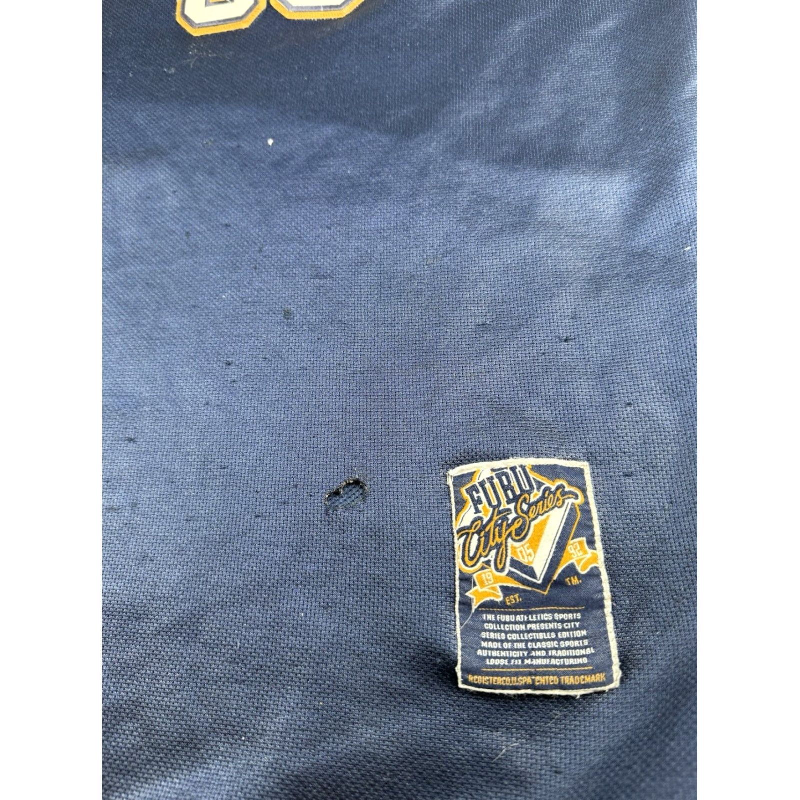 Fubu VINTAGE 90s FUBU Jersey Athletic League Men's 3XL Blue 90s Limited Edition Jersey Men Activewear Size US XXL / EU 58 / 5 - 5 Thumbnail