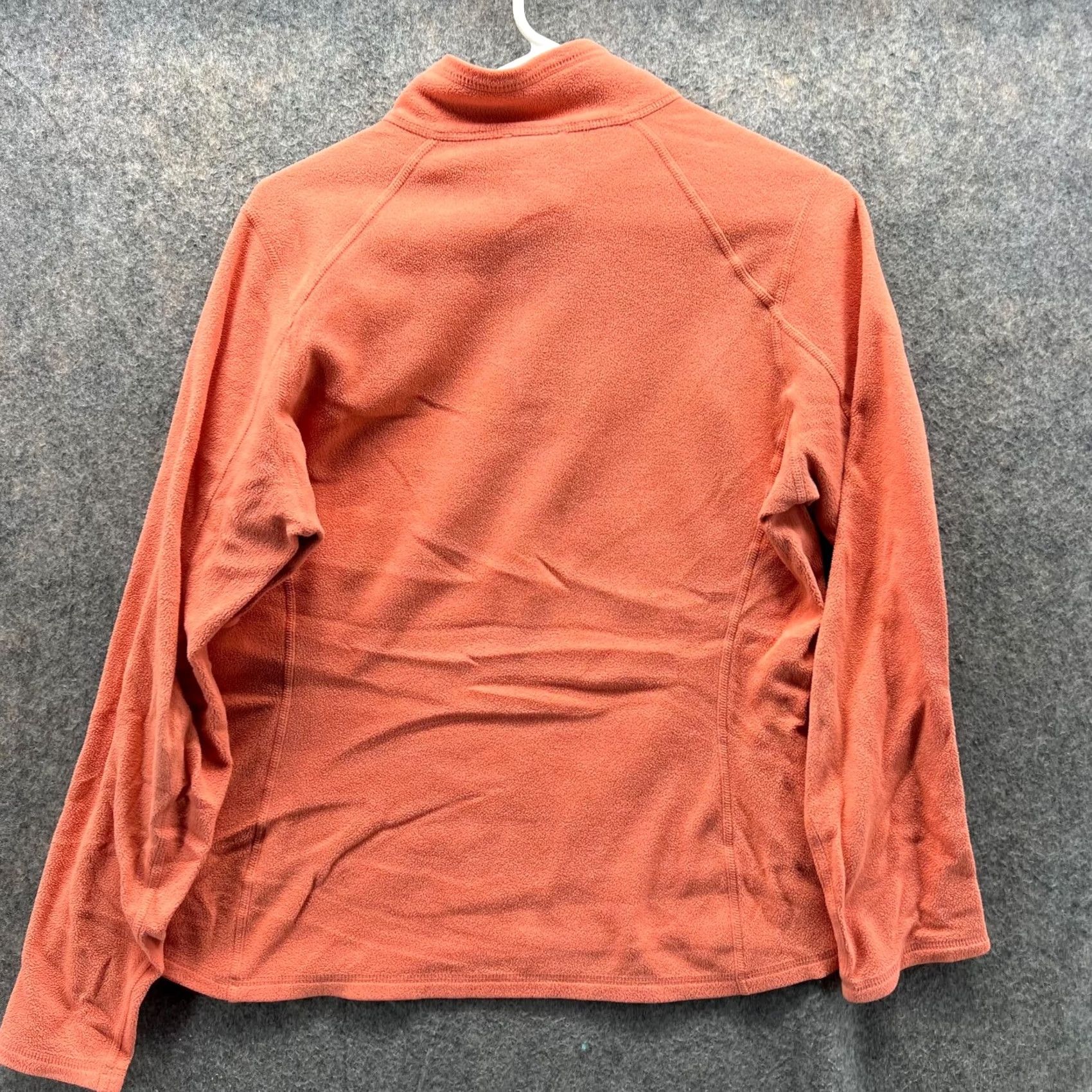 The North Face VINTAGE The North Face Sweater Women Large Hoodie Jacket Orange Pullover Sweatshirt 1/4 Zip Size L / US 10 / IT 46 - 3 Thumbnail