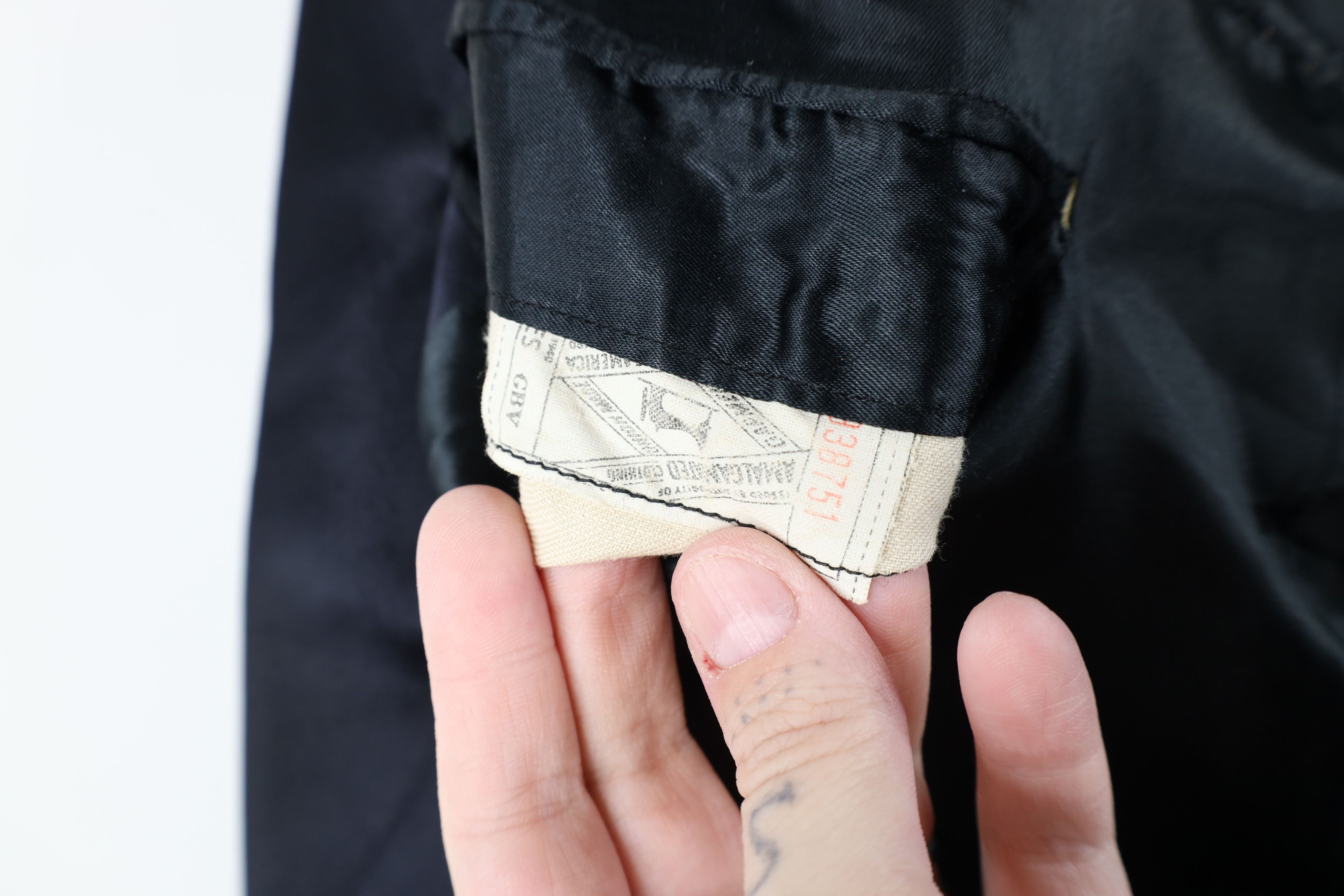 Vintage Vintage 30s Fenn Feinstein Satin Trim Tuxedo Suit Jacket USA Size US L / EU 52-54 / 3 - 12 Thumbnail