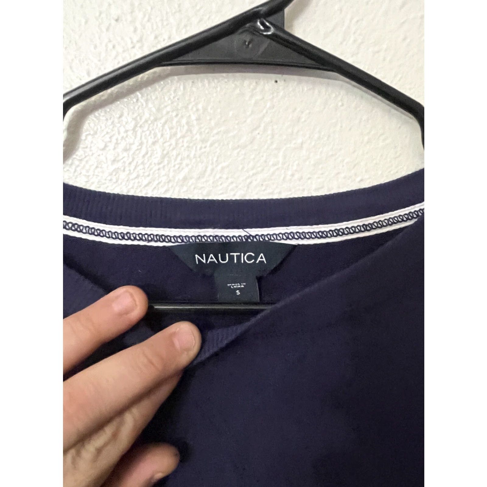 Nautica Nautica Sweater Navy Crew Neck Long Sleeve Knit Pullover Women Adult Small Size S / US 4 / IT 40 - 2 Thumbnail