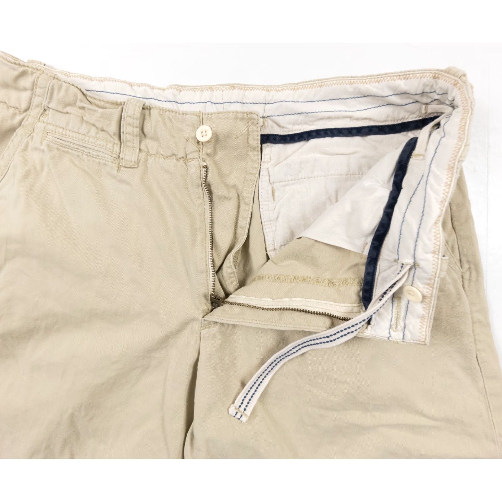 Polo Ralph Lauren Polo Ralph Lauren Chino Shorts Adult 32 Beige Flat Front Casual Regular Fit Mens Size US XS / EU 42 / 0 - 2 Thumbnail