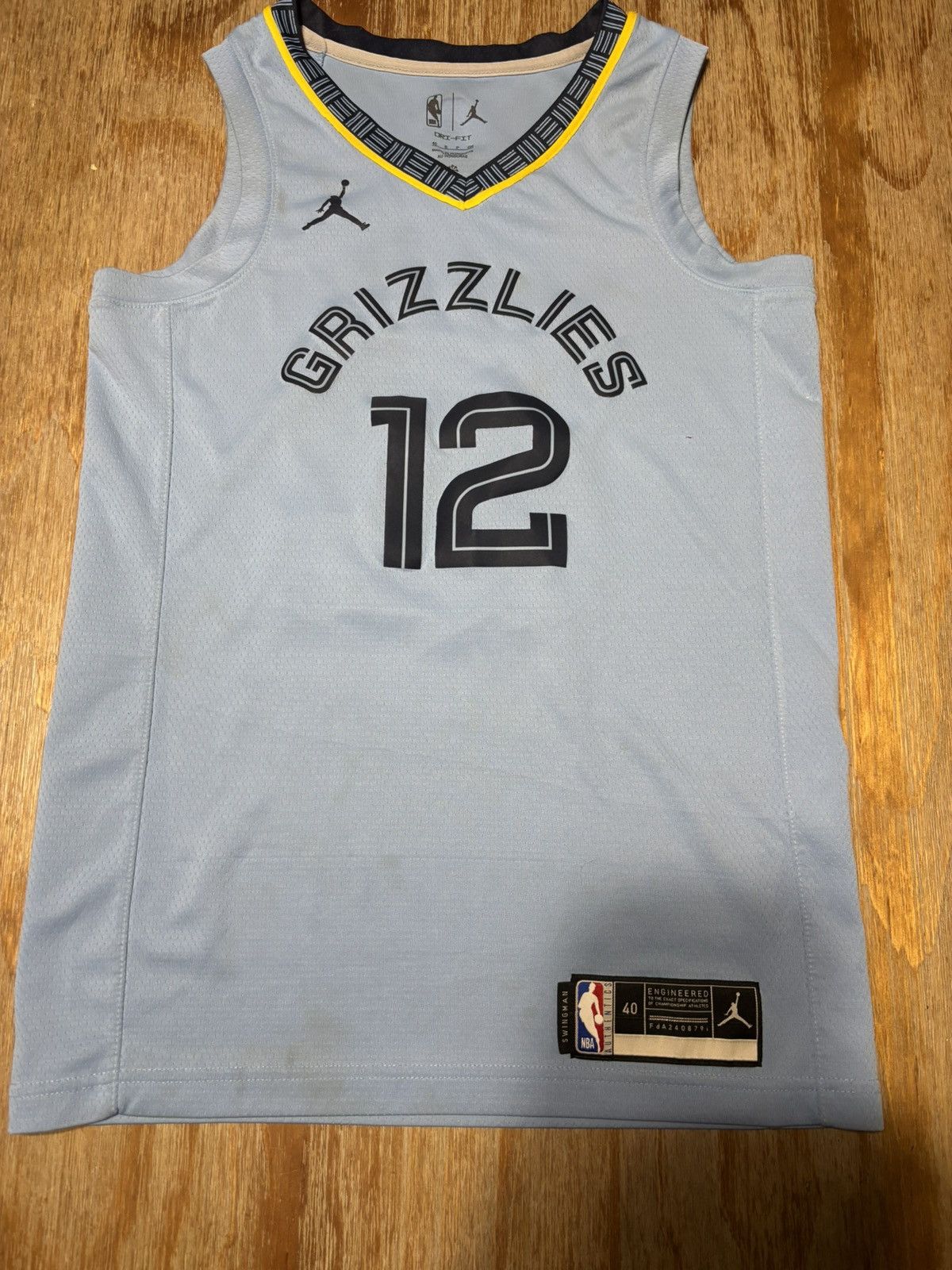 Jordan Brand Men’s Small Ja Morant Jordan Brand Jersey Size US S / EU 44-46 / 1 - 1 Thumbnail