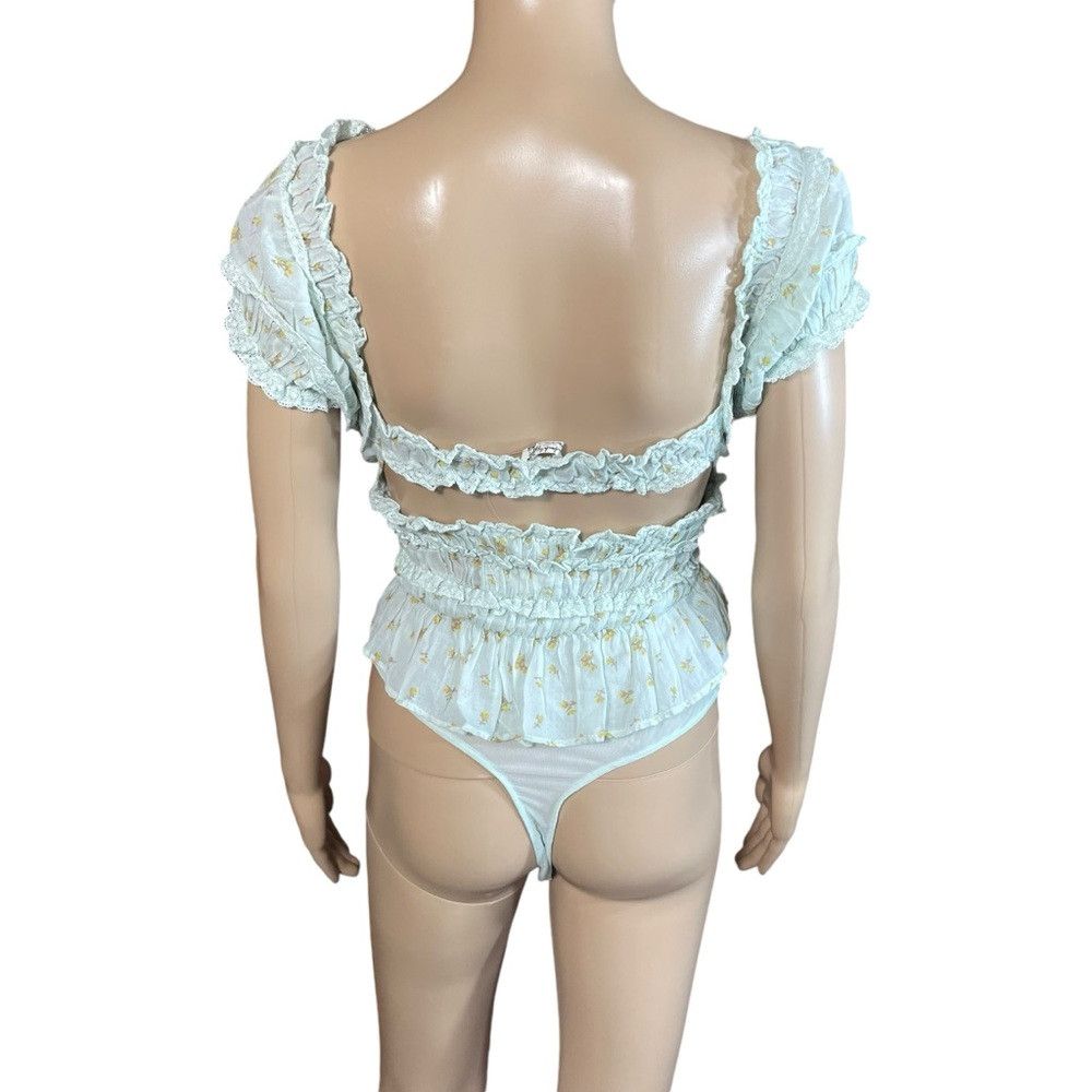 Free People NWT New Free People Light Green Feel Good Bodysuit Size M Size M / US 6-8 / IT 42-44 - 5 Thumbnail