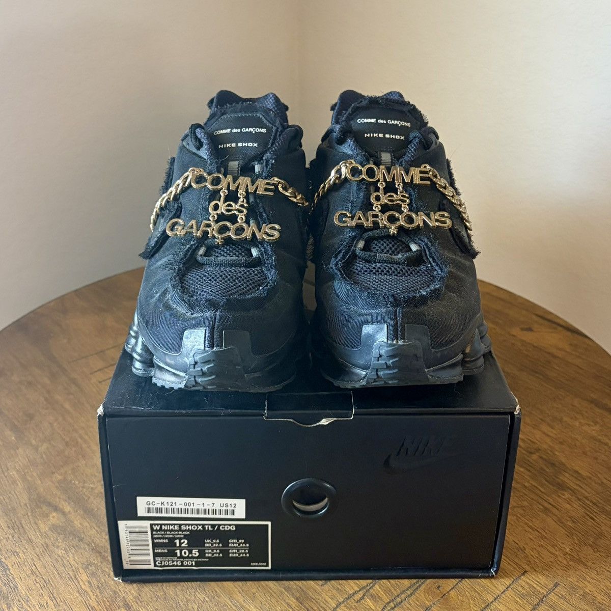 Comme des Garcons Homme Plus × Nike Comme des Garcons Nike Shox- Black Size US 10.5 / EU 43-44 - 1 Thumbnail