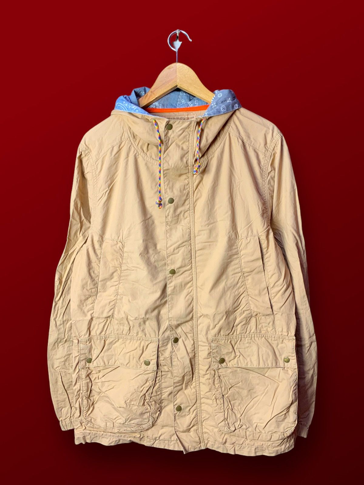 Japanese Brand Steals! Kriff Mayer Light Parka Jacket Bandana Hoodie Size US L / EU 52-54 / 3 - 1 Thumbnail